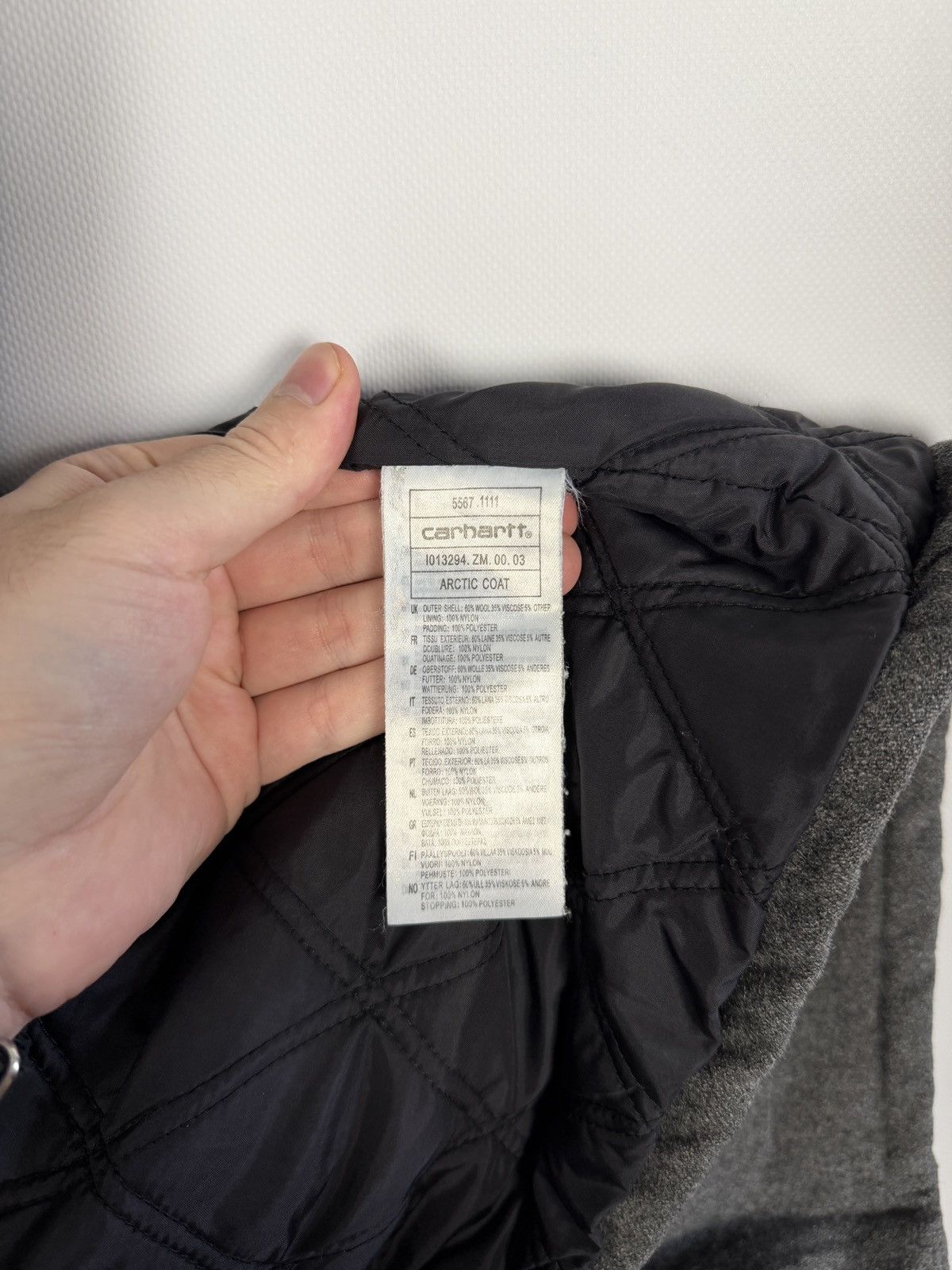 Carhartt Carhartt Artic Coat Wool Hooded Jacket Streetwear Y2K Size M Size US M / EU 48-50 / 2 - 9 Thumbnail