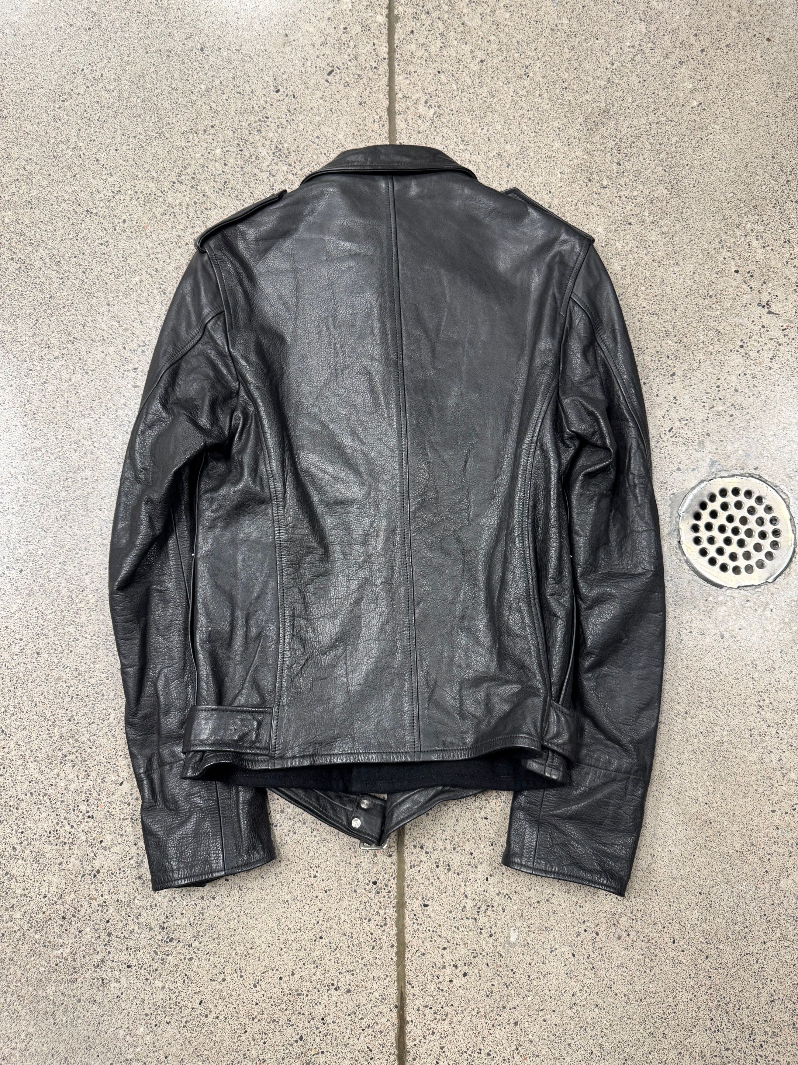 Yohji Yamamoto Vintage Yohji Yamamoto Y’s ‘Horse Hide’ Belt Leather Jacket Size US M / EU 48-50 / 2 - 3 Thumbnail