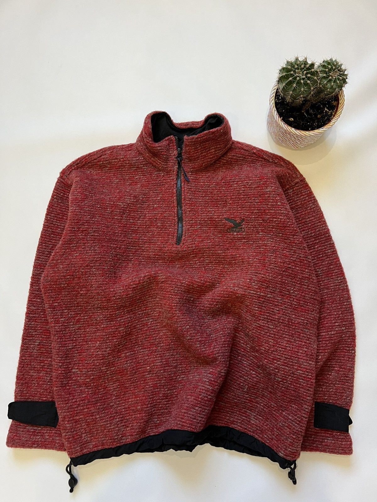 SALEWA Salewa Vintage Wool Zip Jacket 90s Oversized Polartec Nylon Size US XL / EU 56 / 4 - 1 Thumbnail