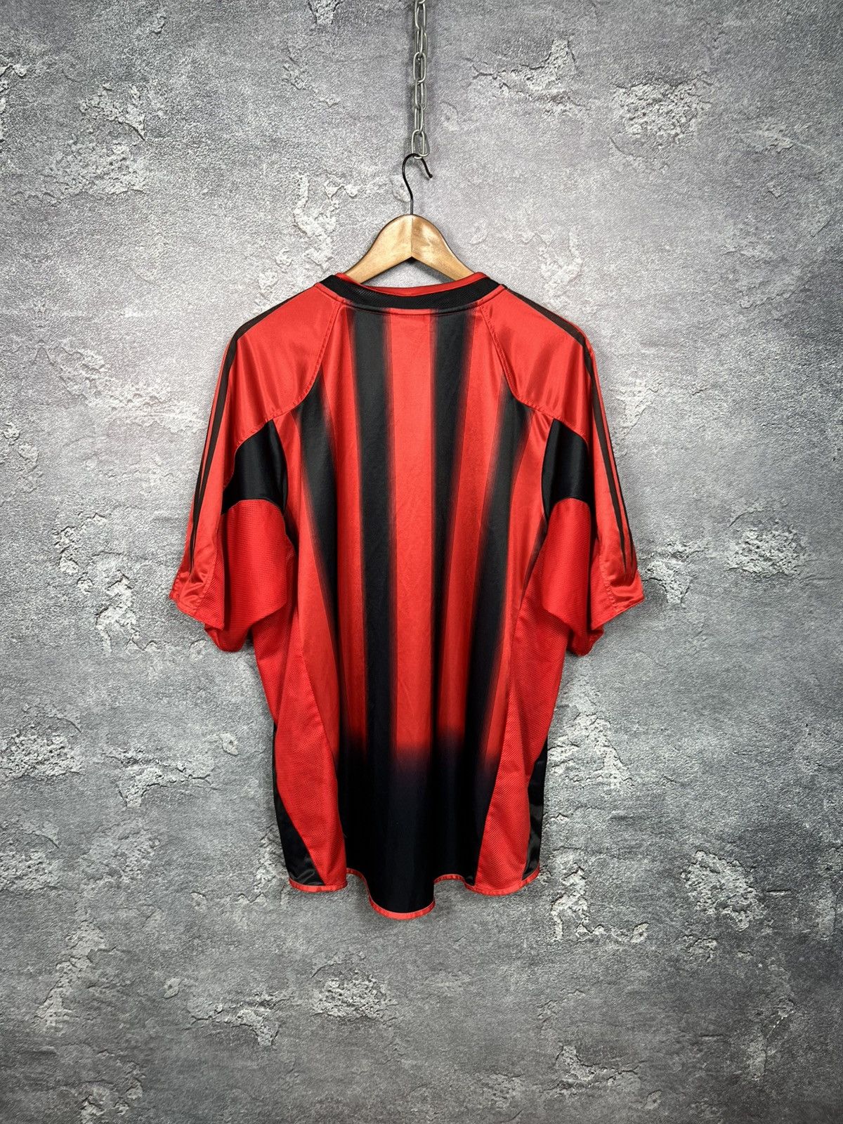 Adidas Adidas Vintage AC Milan 2004 Opel Jersey T-shirt Size US XL / EU 56 / 4 - 16 Thumbnail