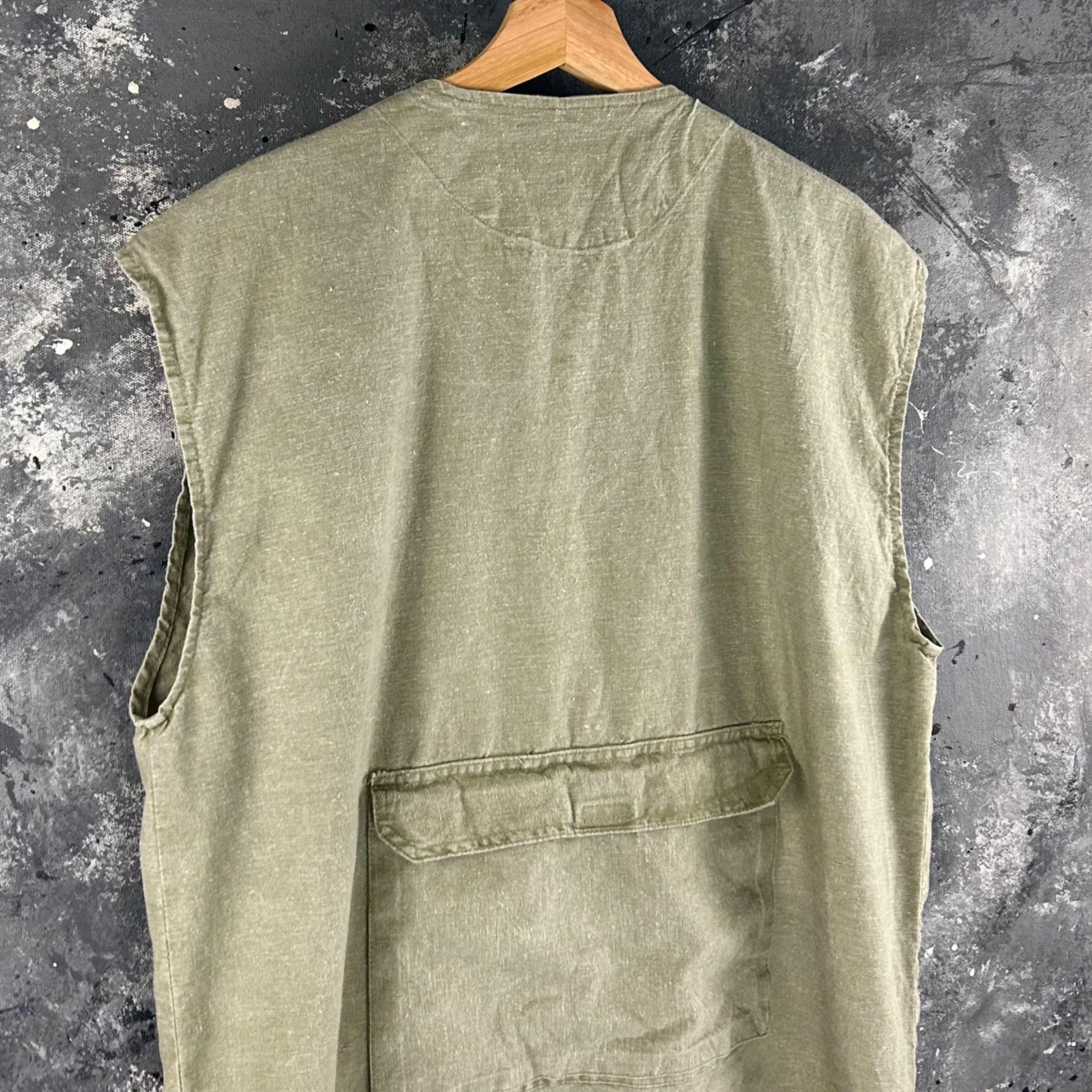 Vintage Vintage 90’s Protest Cargo vest Size US L / EU 52-54 / 3 - 4 Thumbnail