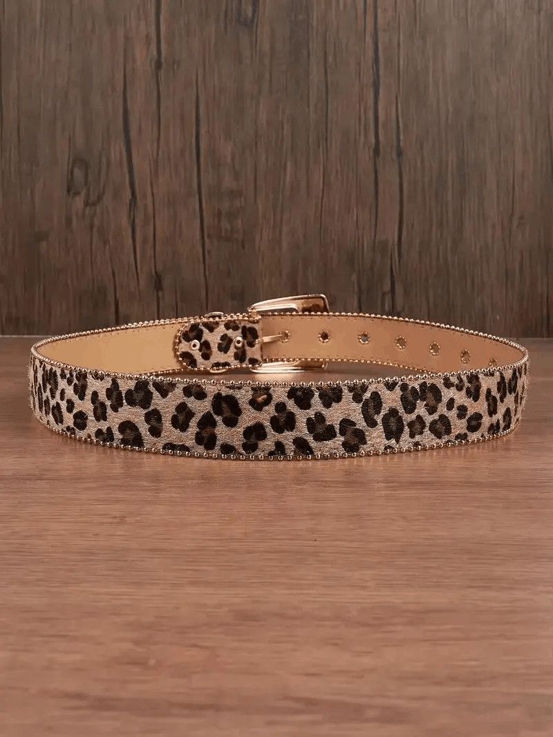 Other 112 cm 2000s style leopard cheetah print belt Size ONE SIZE - 4 Thumbnail