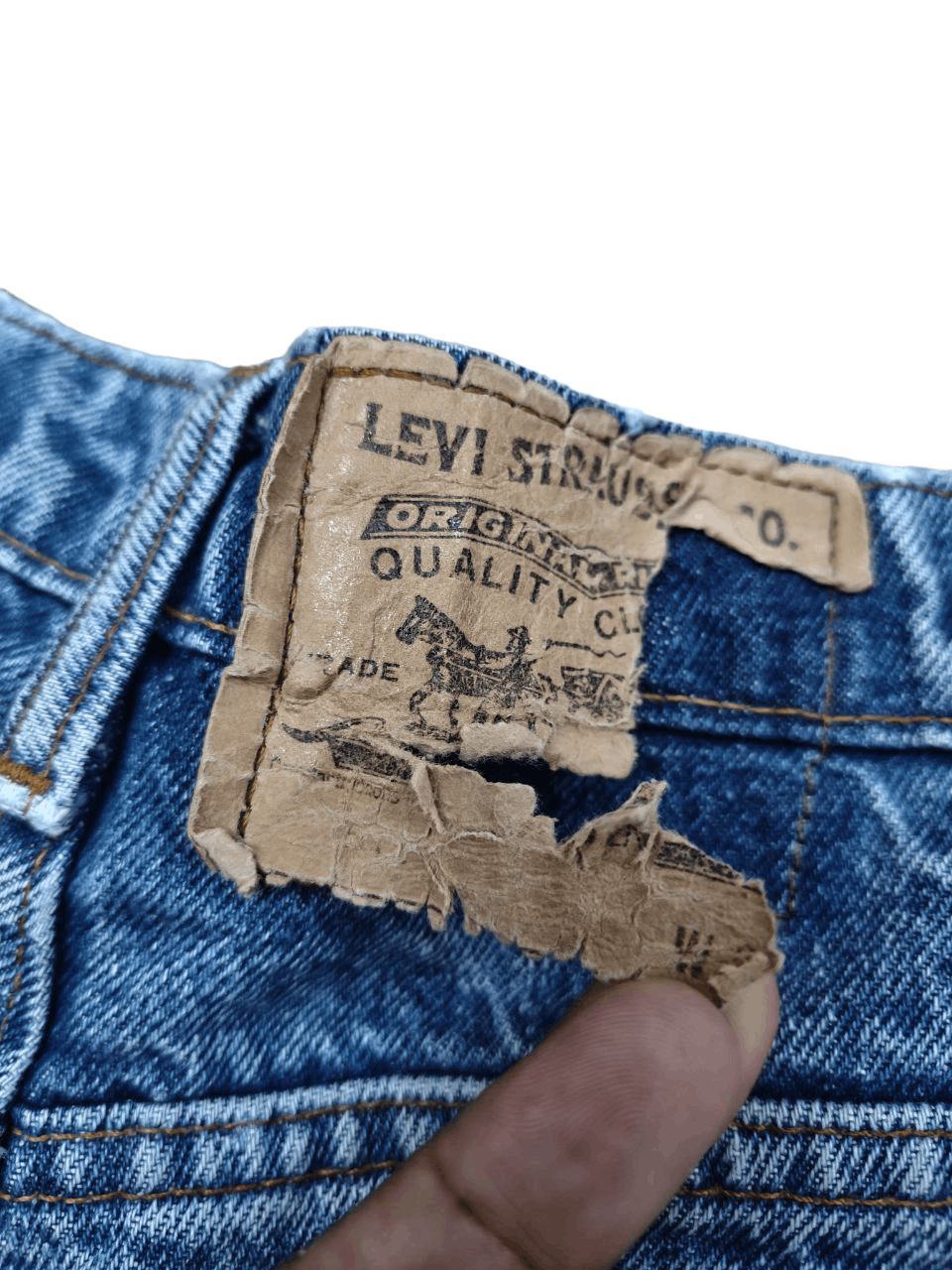 Levi's Vintage Distressed Levis Orange Tab Denim Size US 28 / EU 44 - 9 Thumbnail