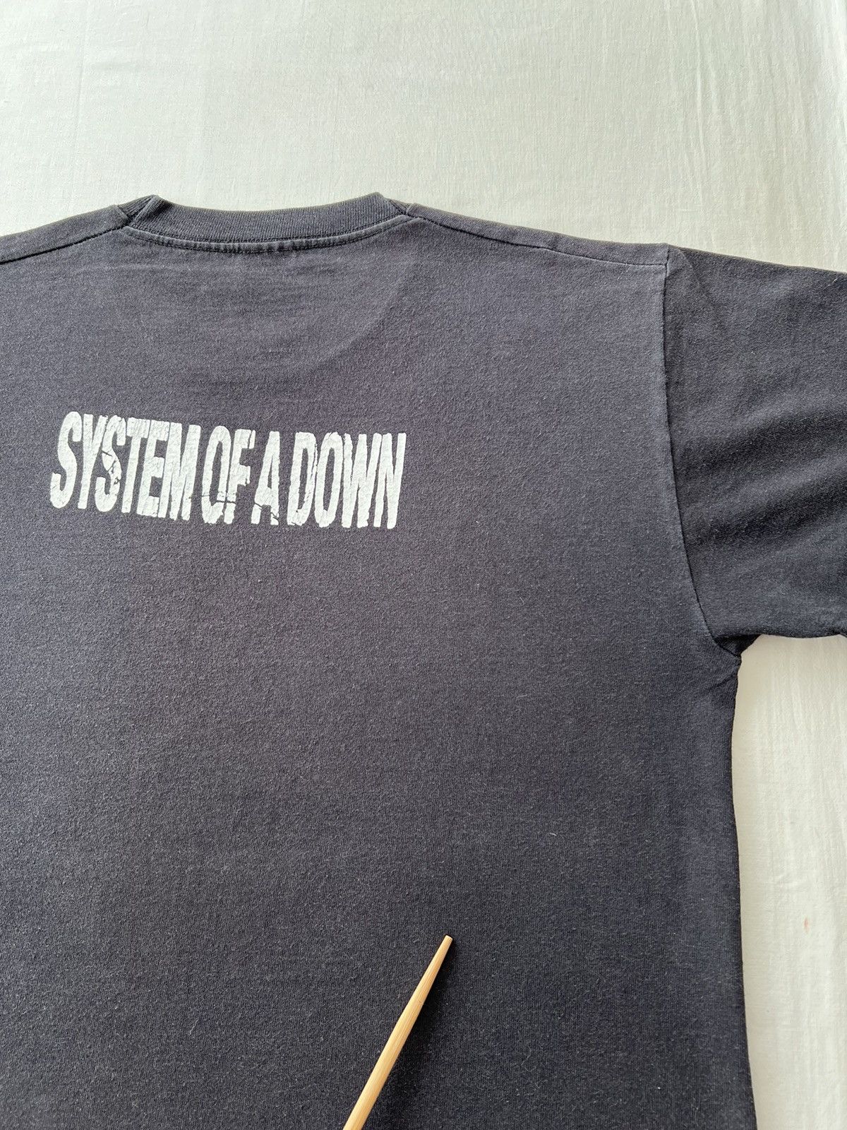 Band Tees Vintage 2000s System of a Down Toxicity Black T-shirt Size US M / EU 48-50 / 2 - 16 Thumbnail