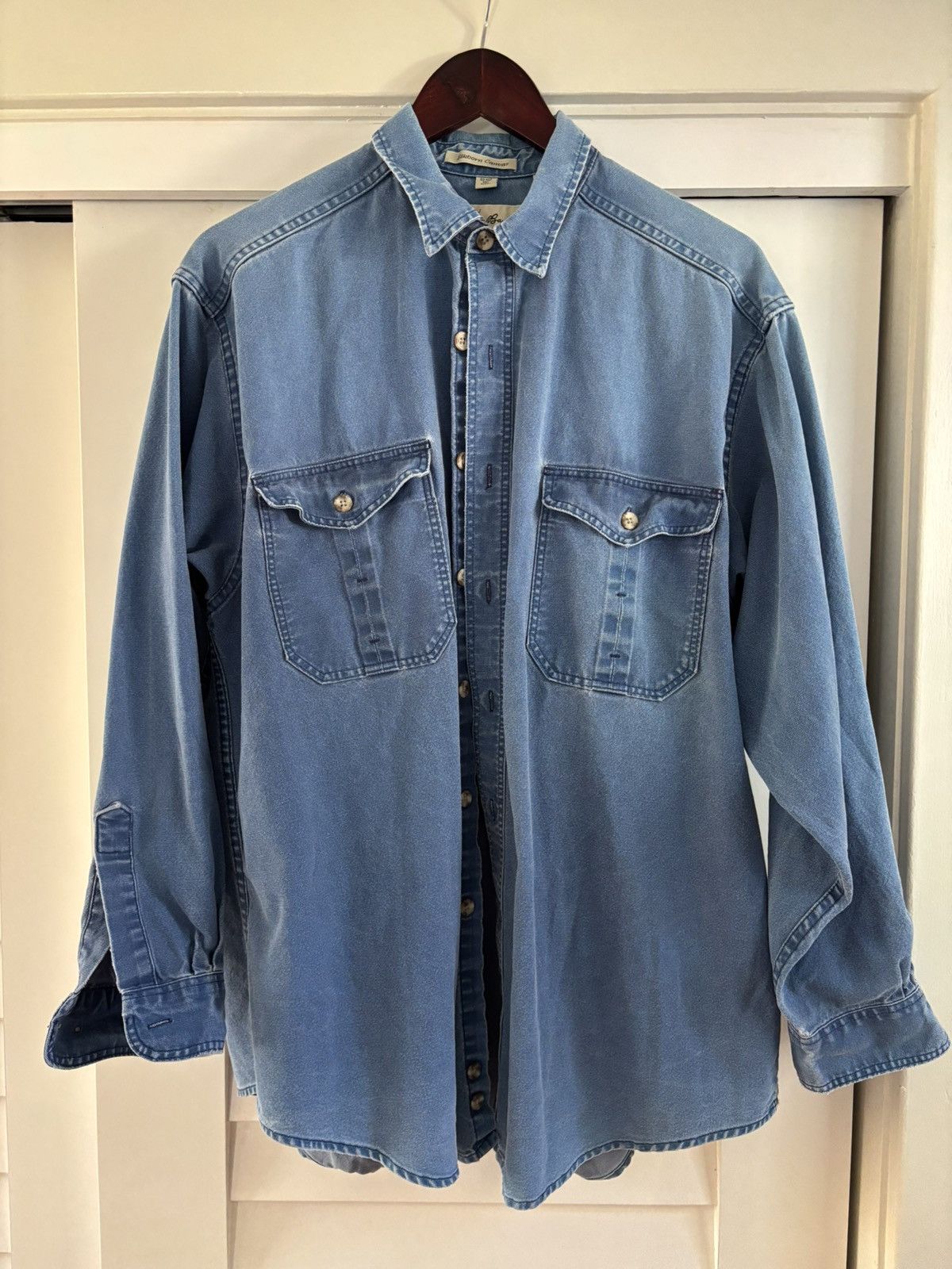 Eddie Bauer Vintage Eddie Bauer Elkhorn canvas work shirt Size US L / EU 52-54 / 3 - 1 Thumbnail
