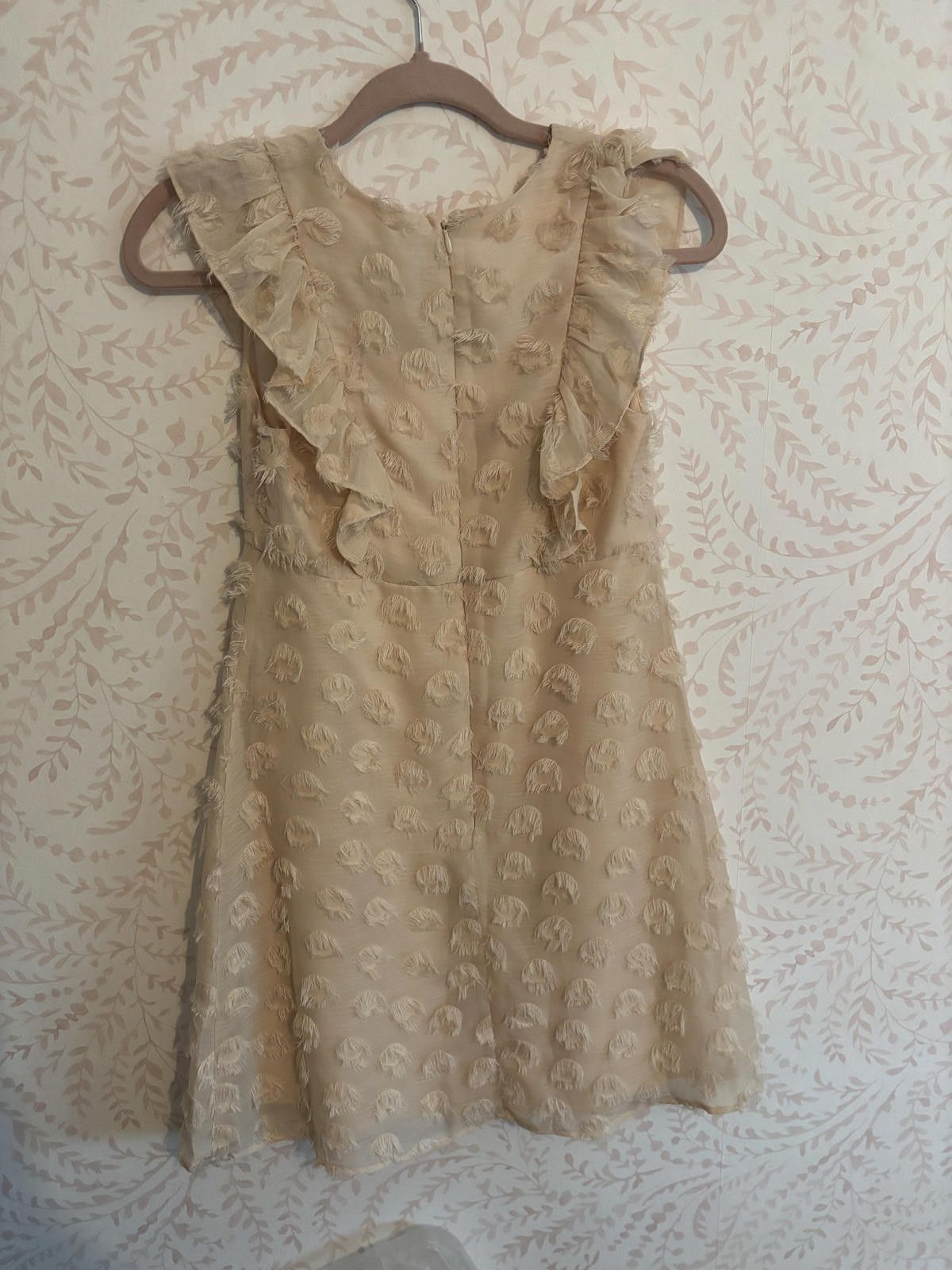 Designer NWT Versona Elegant Ruffled Babydoll Floral Dress Size XS / US 0-2 / IT 36-38 - 5 Thumbnail