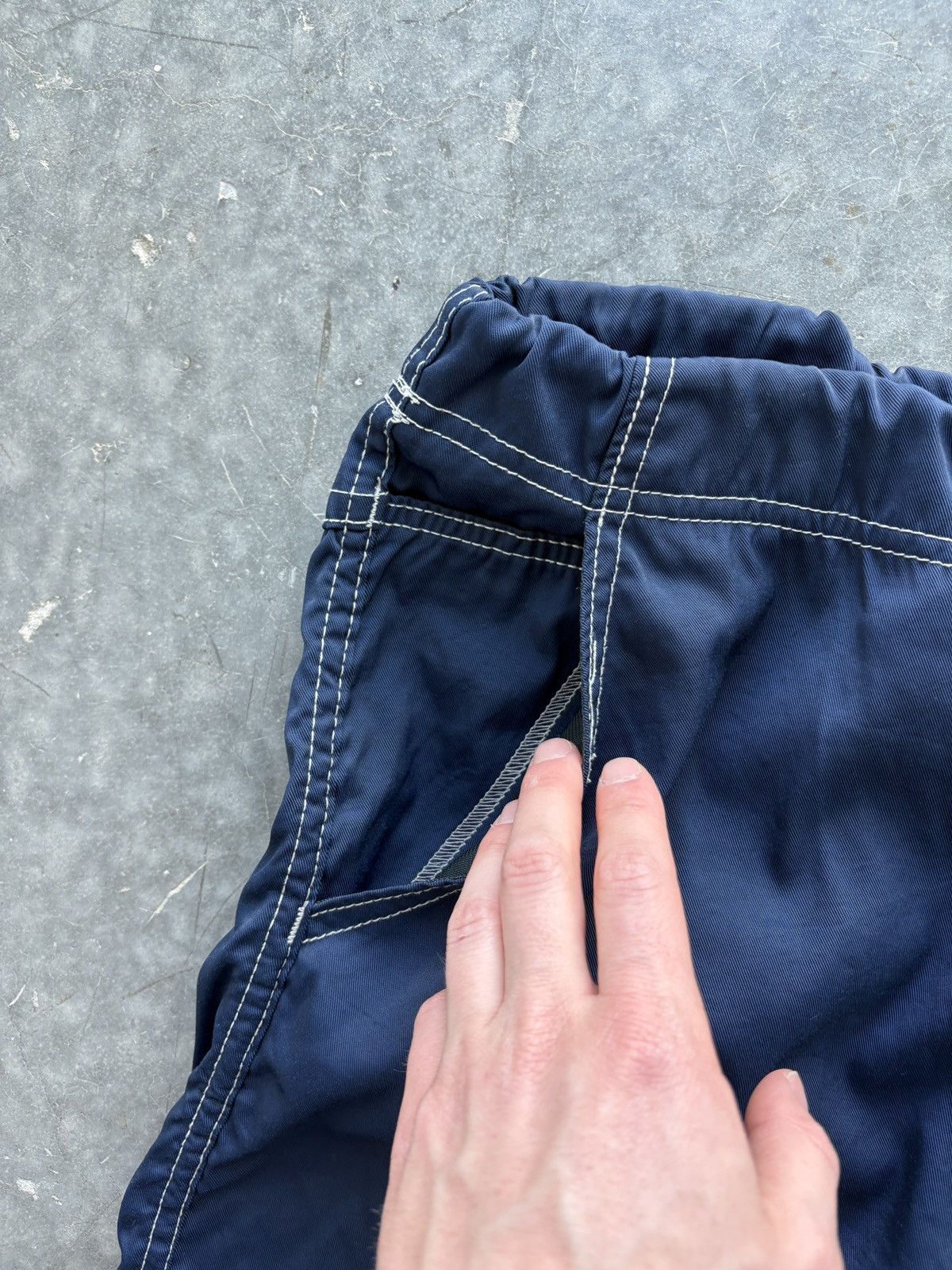 Vintage Vintage 90s Kikwear Baggy Cargo Pants Nylon Rave Adjustable Size US 34 / EU 50 - 7 Thumbnail