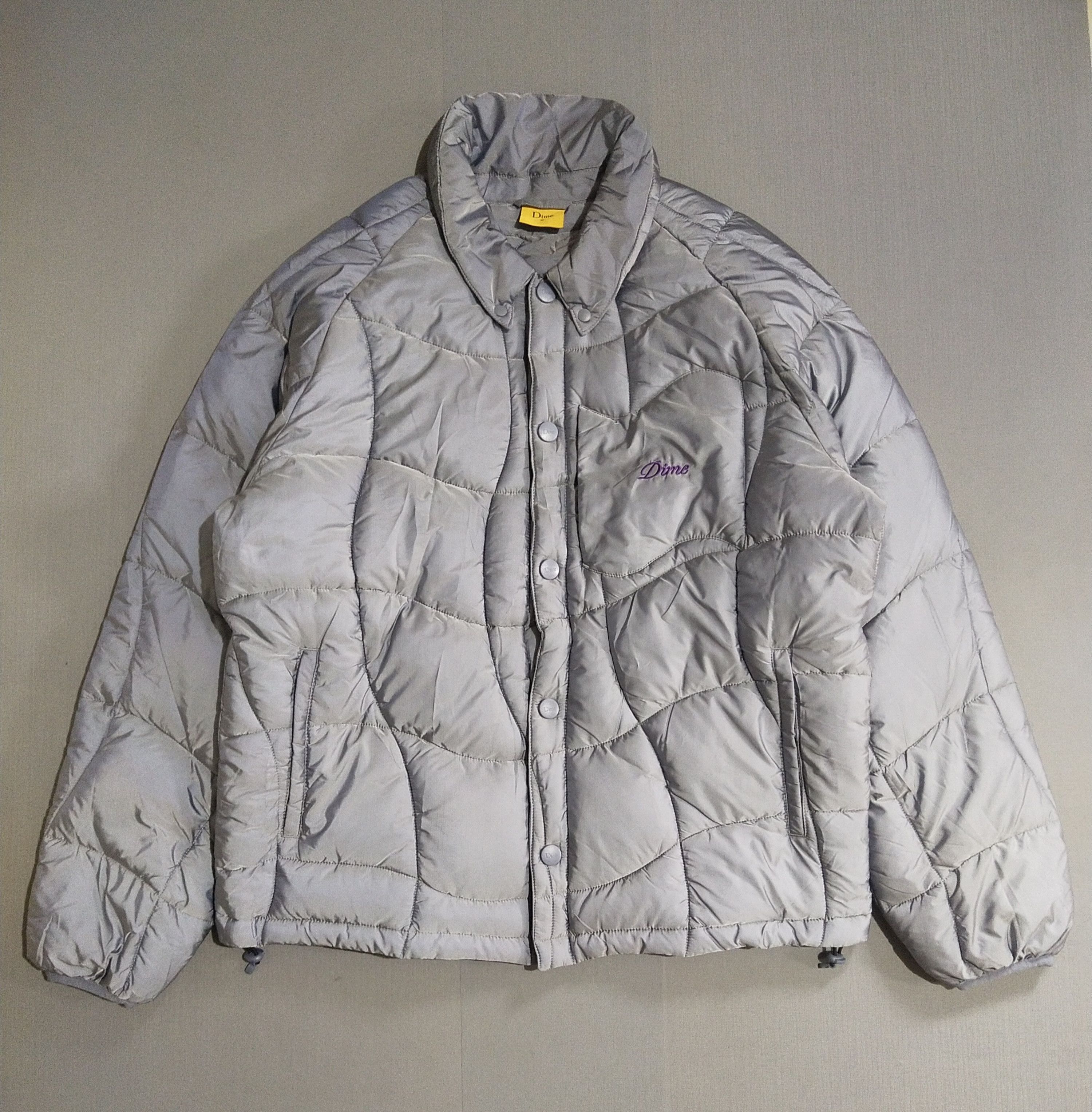 Dime DIME - MIDWEIGHT WAVE PUFFER JACKET Size US M / EU 48-50 / 2 - 1 Thumbnail