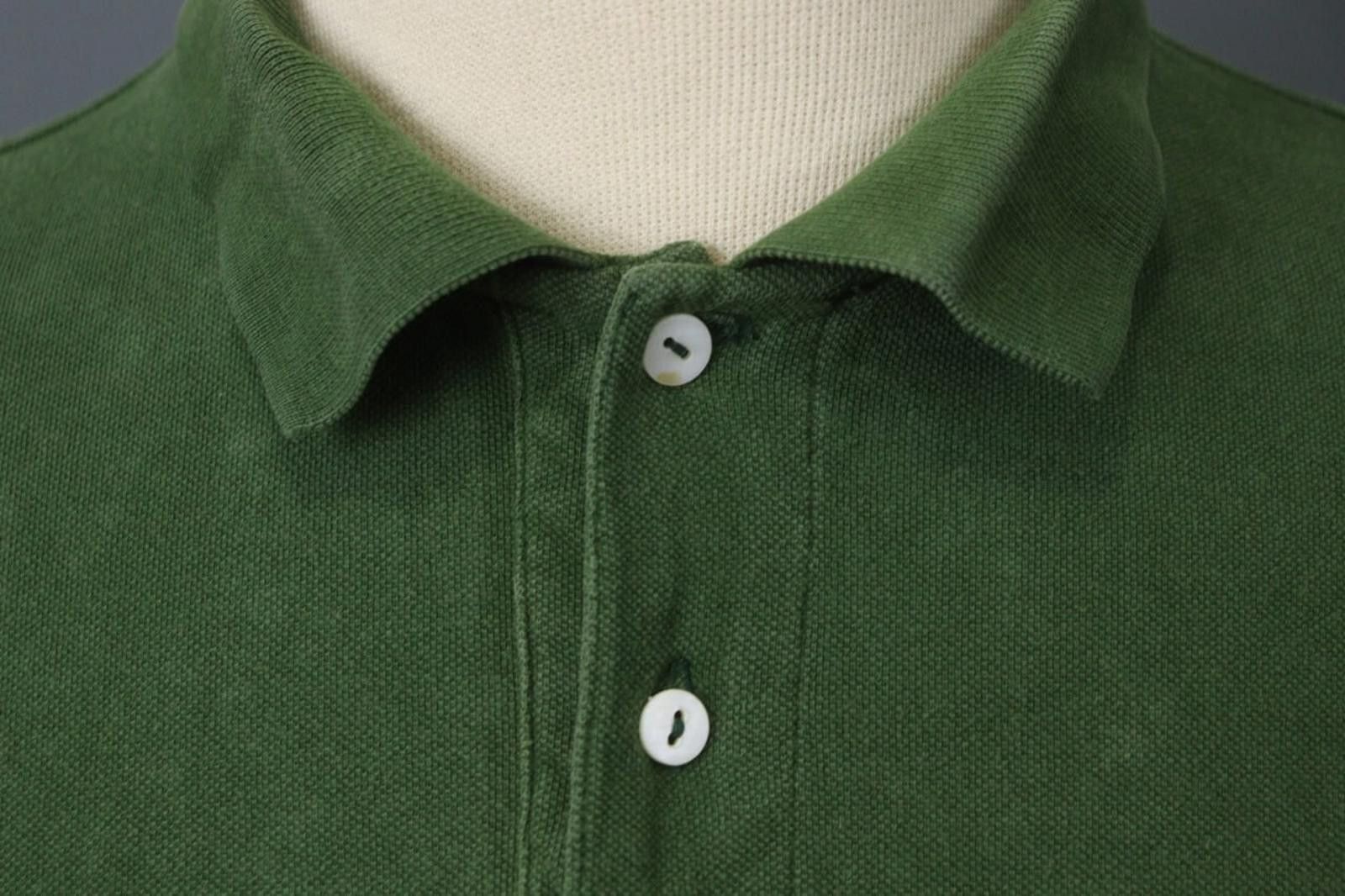 Lacoste Lacoste Green Collared Button Front Polo Shirt Size 7 Size US M / EU 48-50 / 2 - 6 Thumbnail