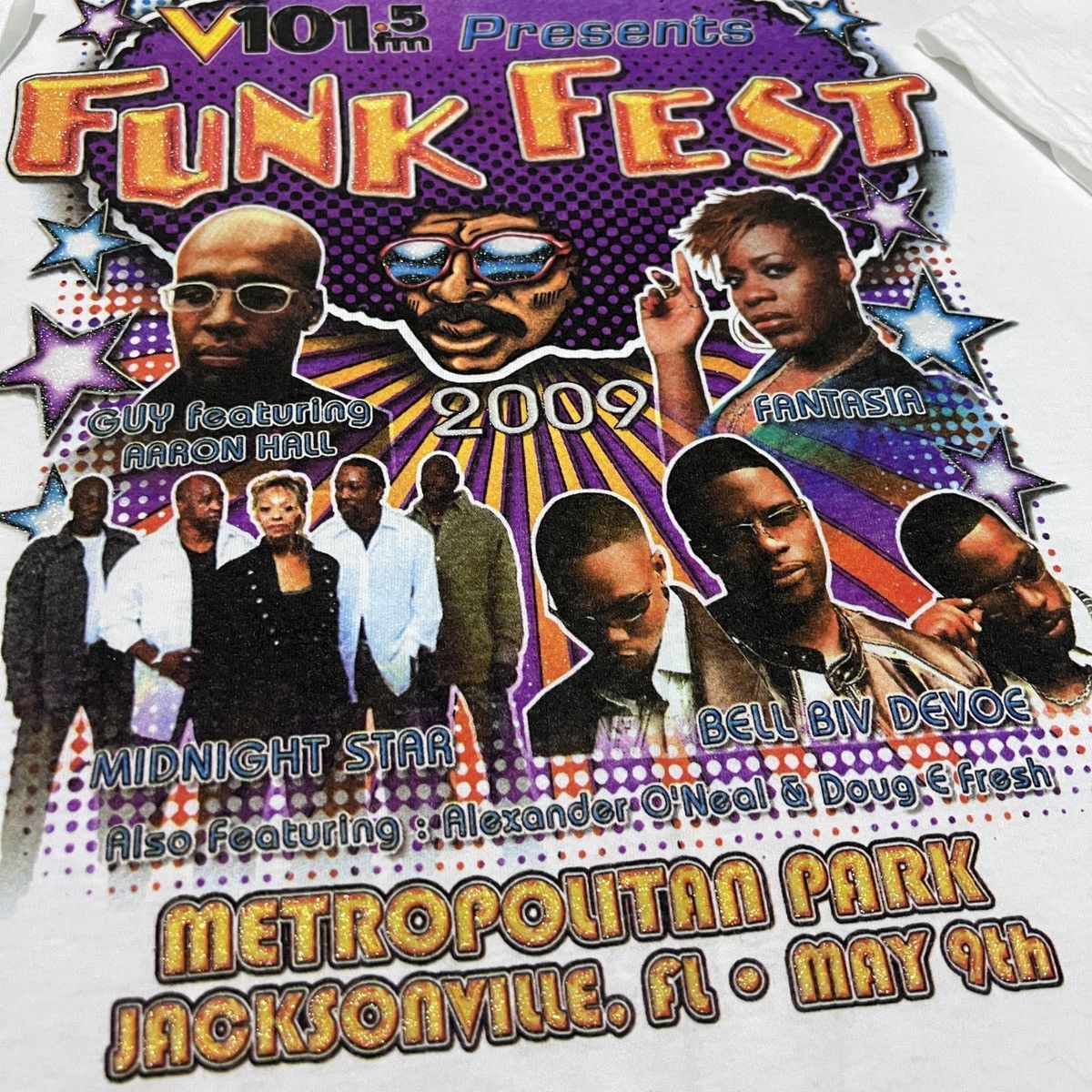 Rap Tees Y2K Funk Fest Fantasia Bell Biv DeVoe GUY Aaron Hall 3XL R&B Size US XXL / EU 58 / 5 - 6 Thumbnail