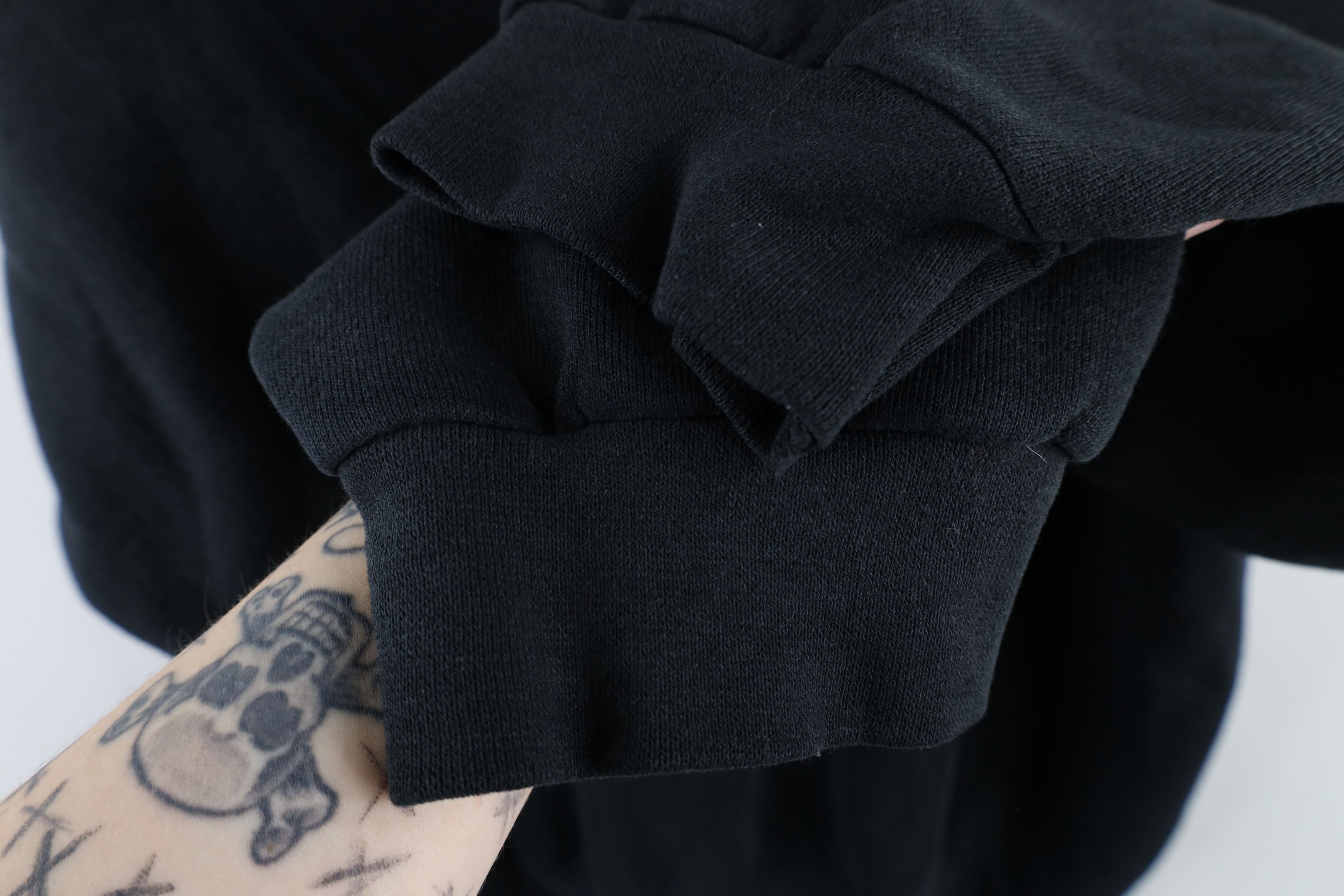 Vintage Vintage 90s Bike Blank Crewneck Sweatshirt Black USA Size US XXL / EU 58 / 5 - 6 Thumbnail