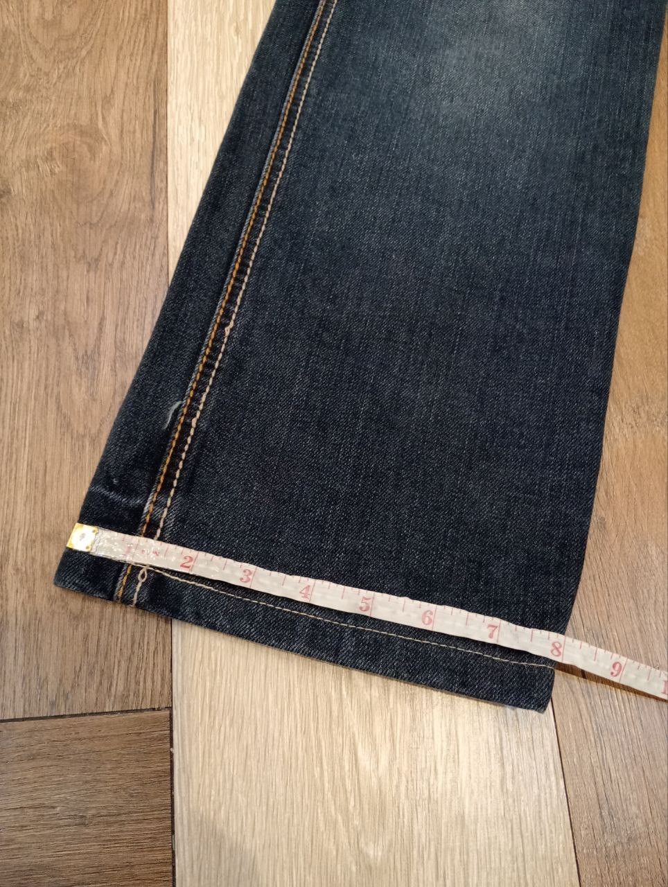 Japanese Brand JAPANESE DOUBLE WAIST BLUE DENIM PANTS Size US 33 - 19 Thumbnail