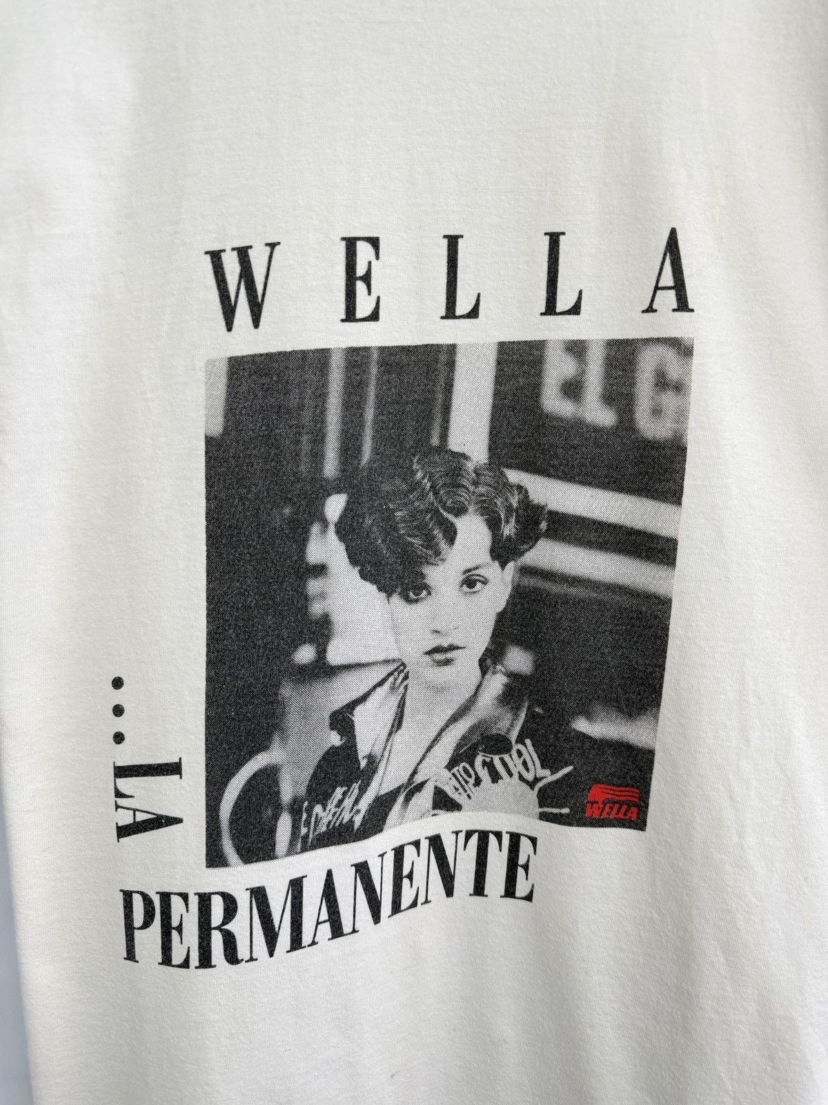 Wrangler 🇺🇸 Vtg 80s Wrangler Wella Hair Color Permanent Photo Graphic Size US XL / EU 56 / 4 - 4 Thumbnail