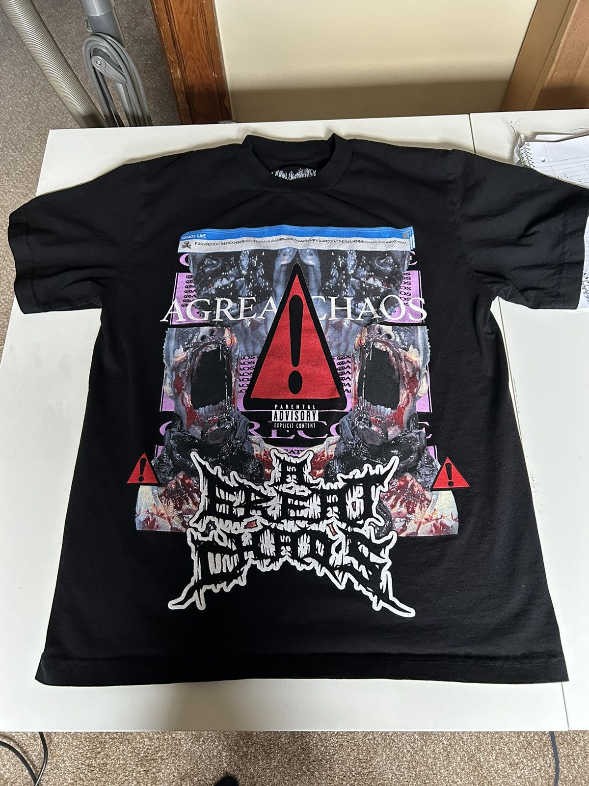Ken Carson A Great Chaos Tour T-Shirt Size US M / EU 48-50 / 2 - 1 Thumbnail