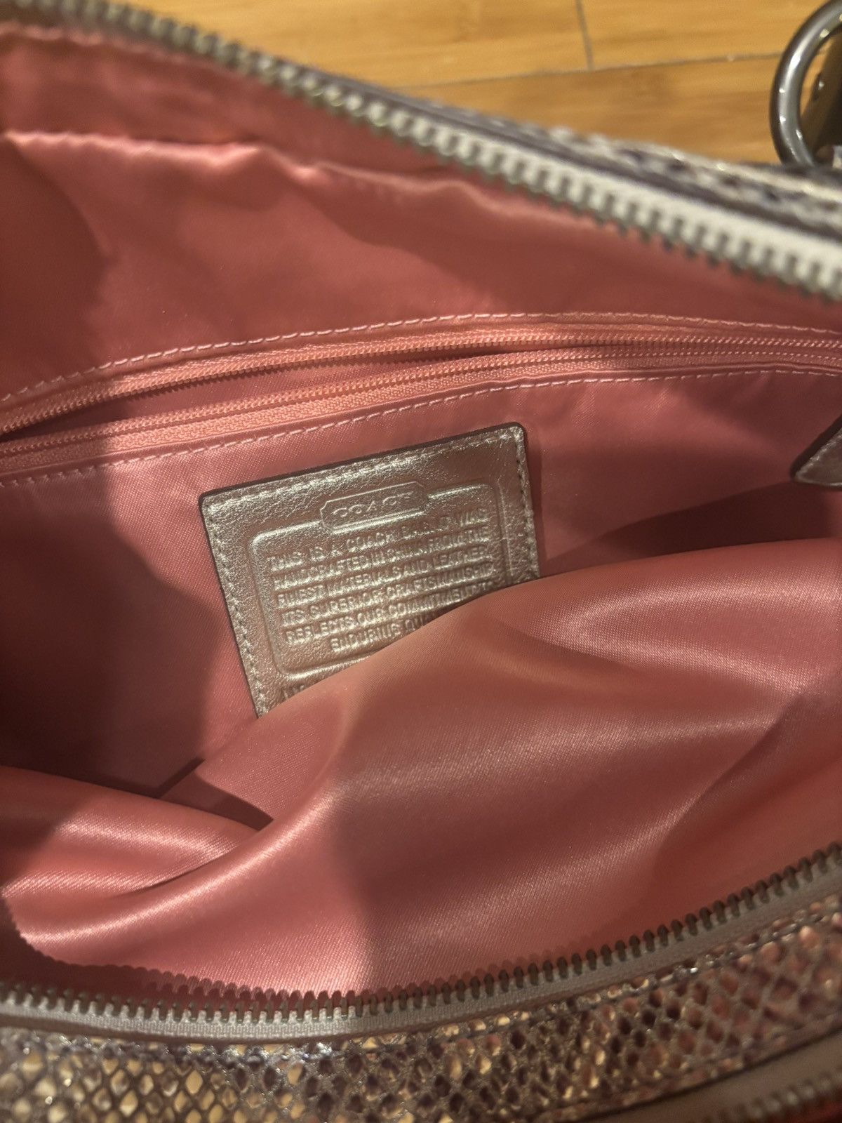 Coach Coach silver satchel with structured handle.ob-910 Size ONE SIZE - 9 Thumbnail