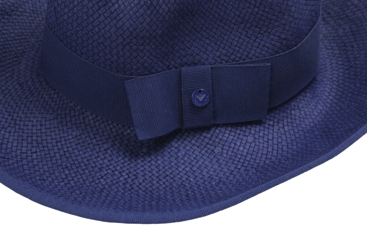 Armani ARMANI JEANS Hat Women's ONE SIZE Ribbon Royal Blue Paper Size ONE SIZE - 8 Thumbnail