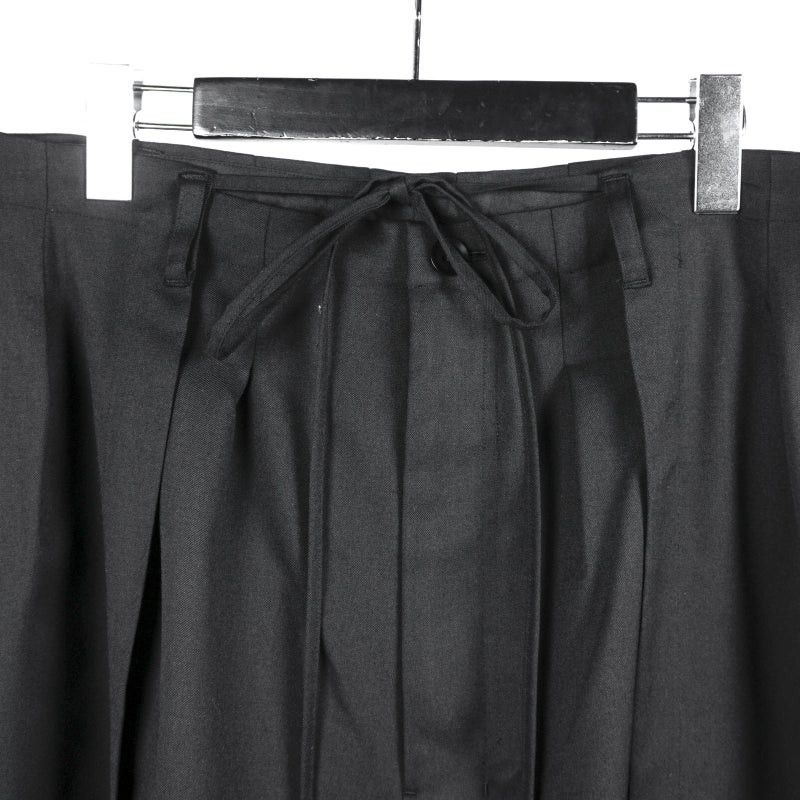 Yohji Yamamoto Yohji Yamamoto Ground Y - Wool Gabardine Wrap Balloon Pants Size US 30 / EU 46 - 3 Thumbnail