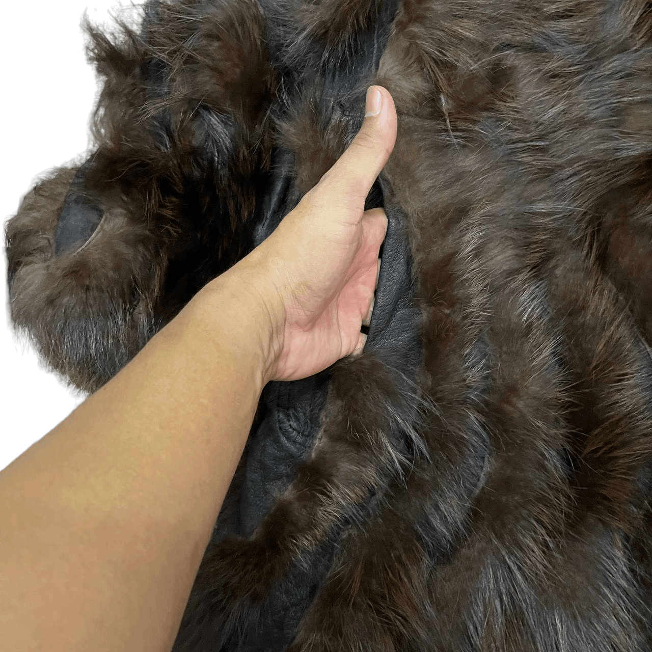 Japanese Brand Vintage Fox Fur Pig Skin Leather Jacket Reversible Size US M / EU 48-50 / 2 - 11 Thumbnail