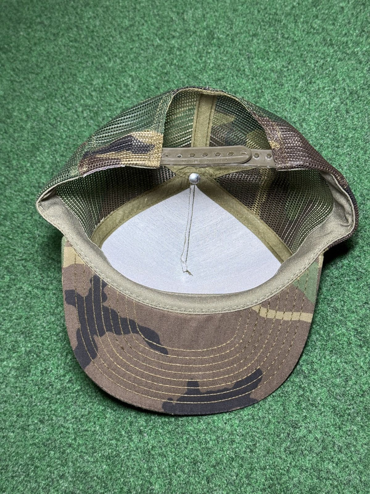Vintage Nothwestern Rec Camo Trucker Vintage 90s Snapback Cap Hat Size ONE SIZE - 5 Thumbnail