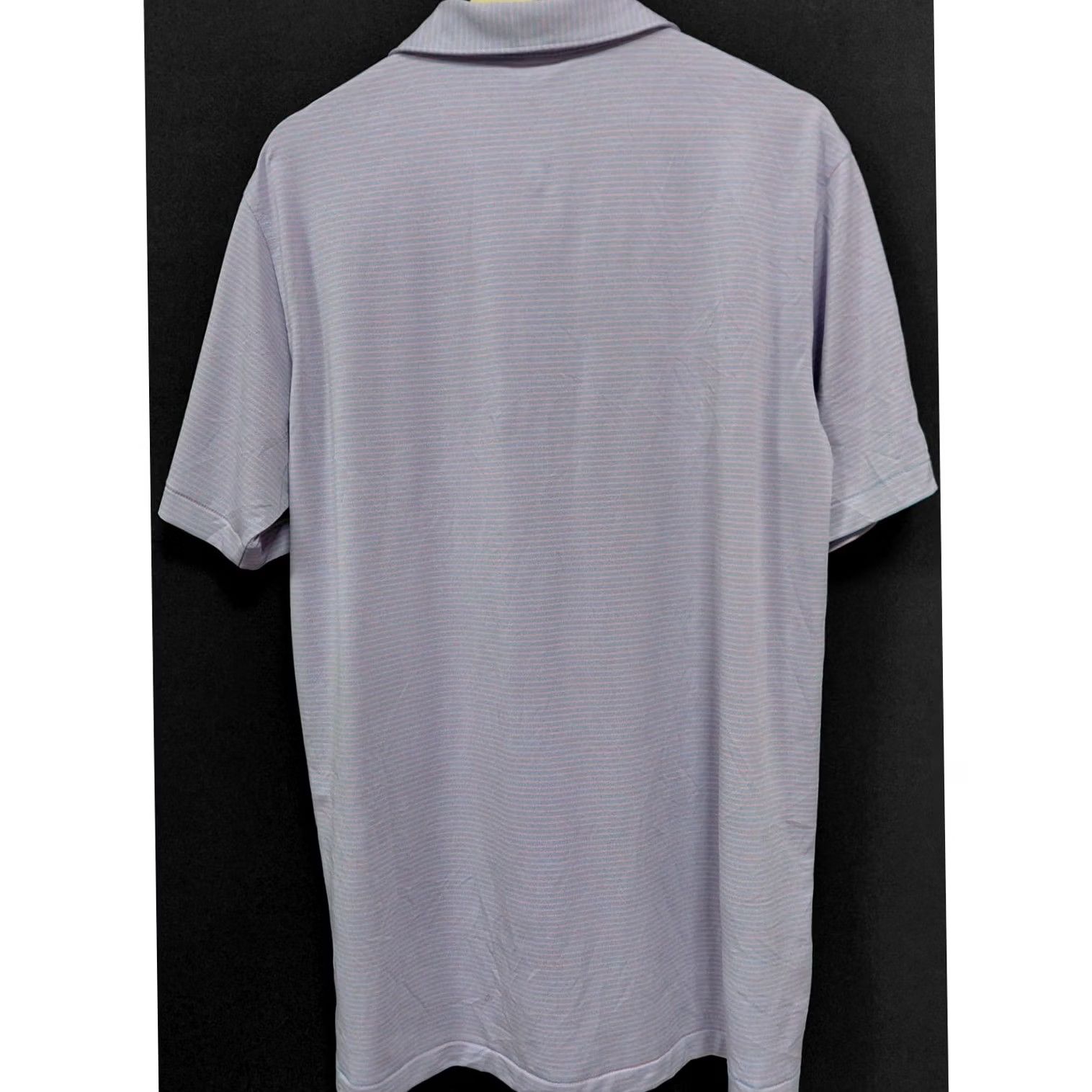 Peter Millar PETER MILLAR Summer Comfort Polo Shirt Purple Solid Knit Short Sleeve Men L Size US L / EU 52-54 / 3 - 2 Thumbnail