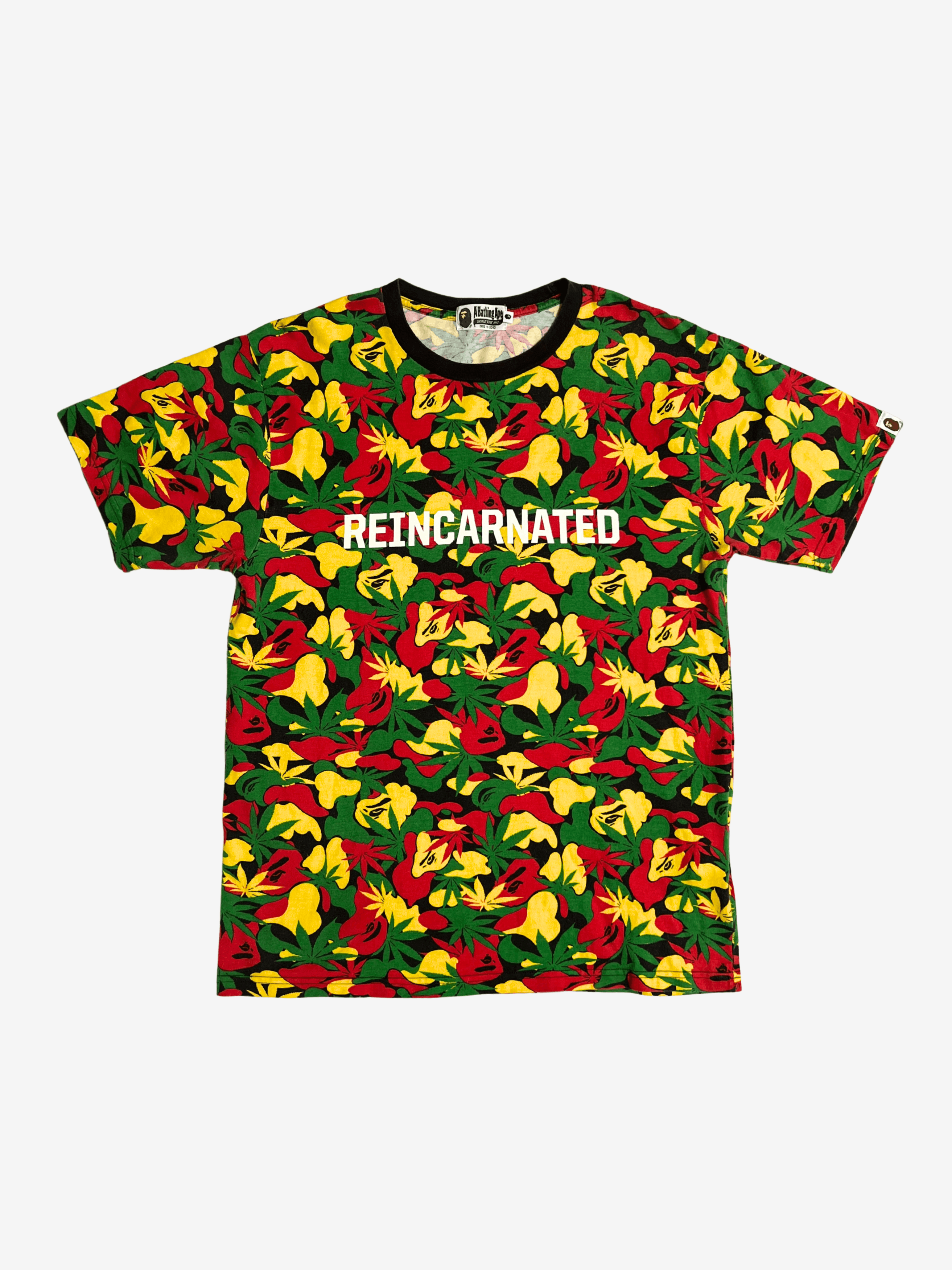 A Bathing Ape x Snoop Lion Camo Reincarnated T-Shirt