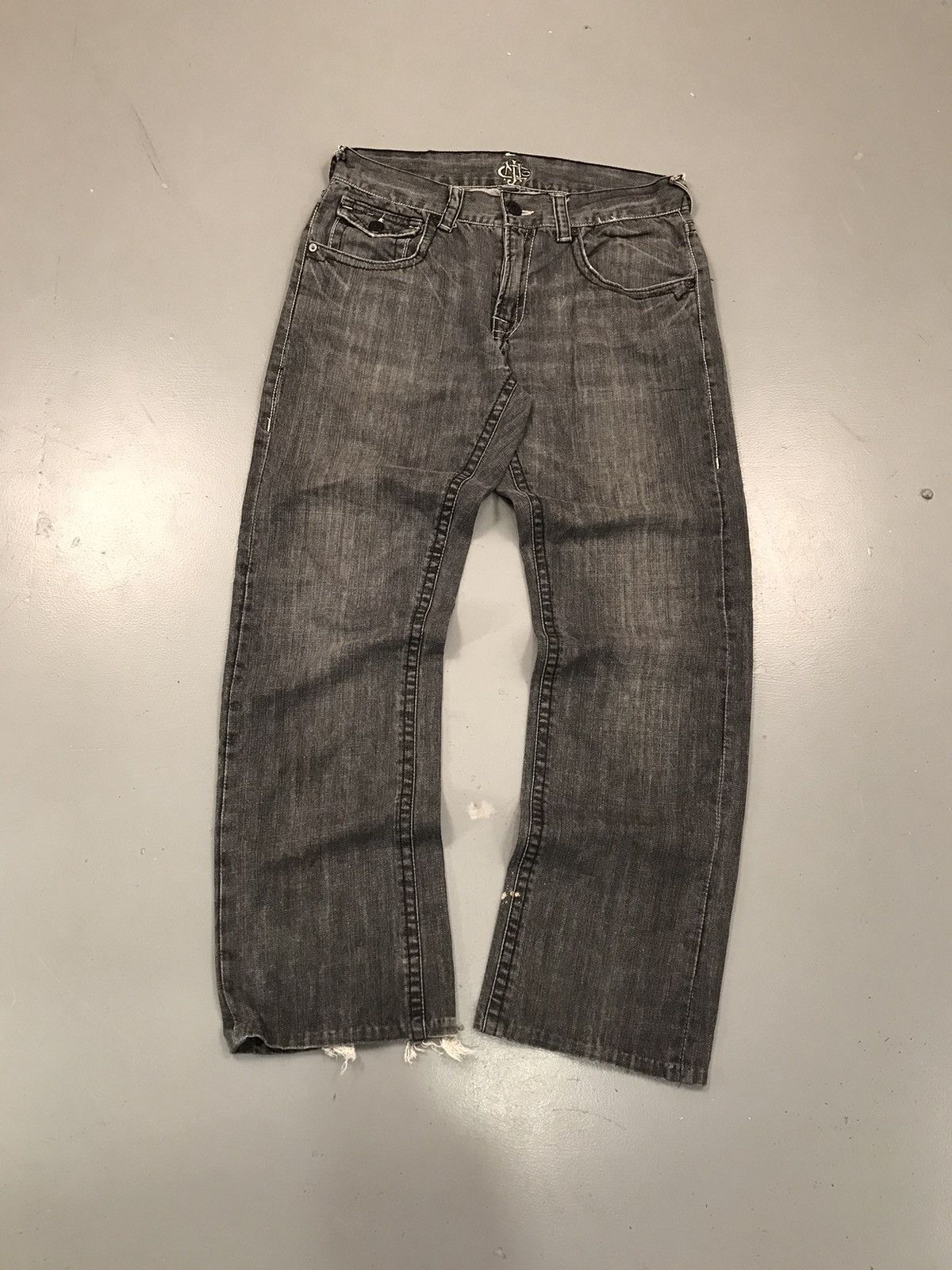 JNCO × Southpole × Vintage Vintage 90s Jnco cloves embroidered denim Size US 31 - 3 Thumbnail