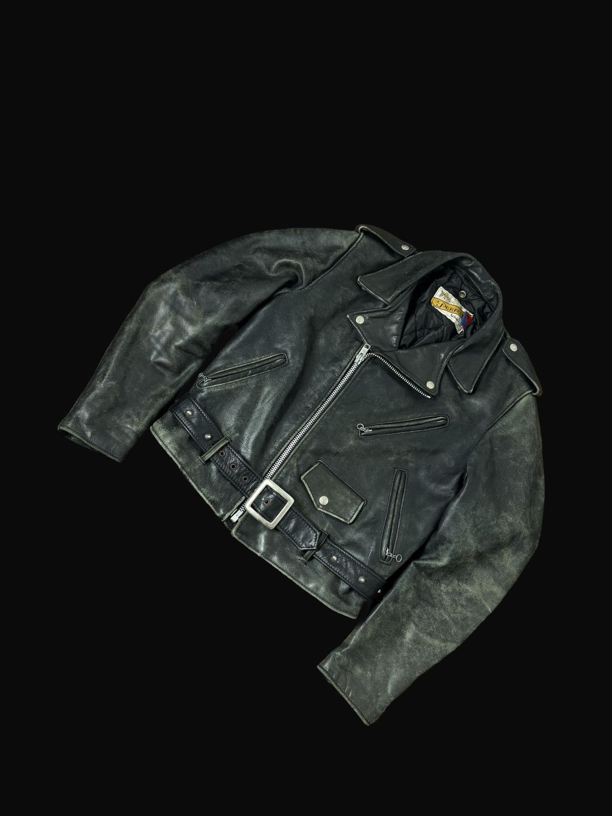 Schott Vintage Schott Perfecto Double CollarJacket/ Nice design Size US M / EU 48-50 / 2 - 2 Thumbnail