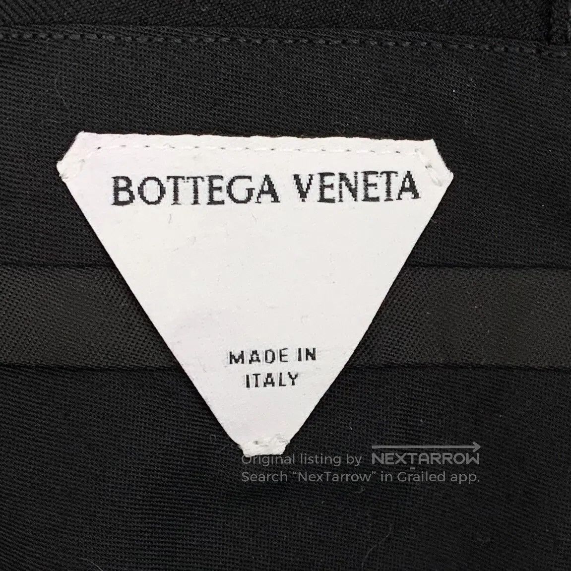 Bottega Veneta Bottega Veneta Black wool casual wide-leg long pants| Size US 40 / EU 56 - 5 Thumbnail