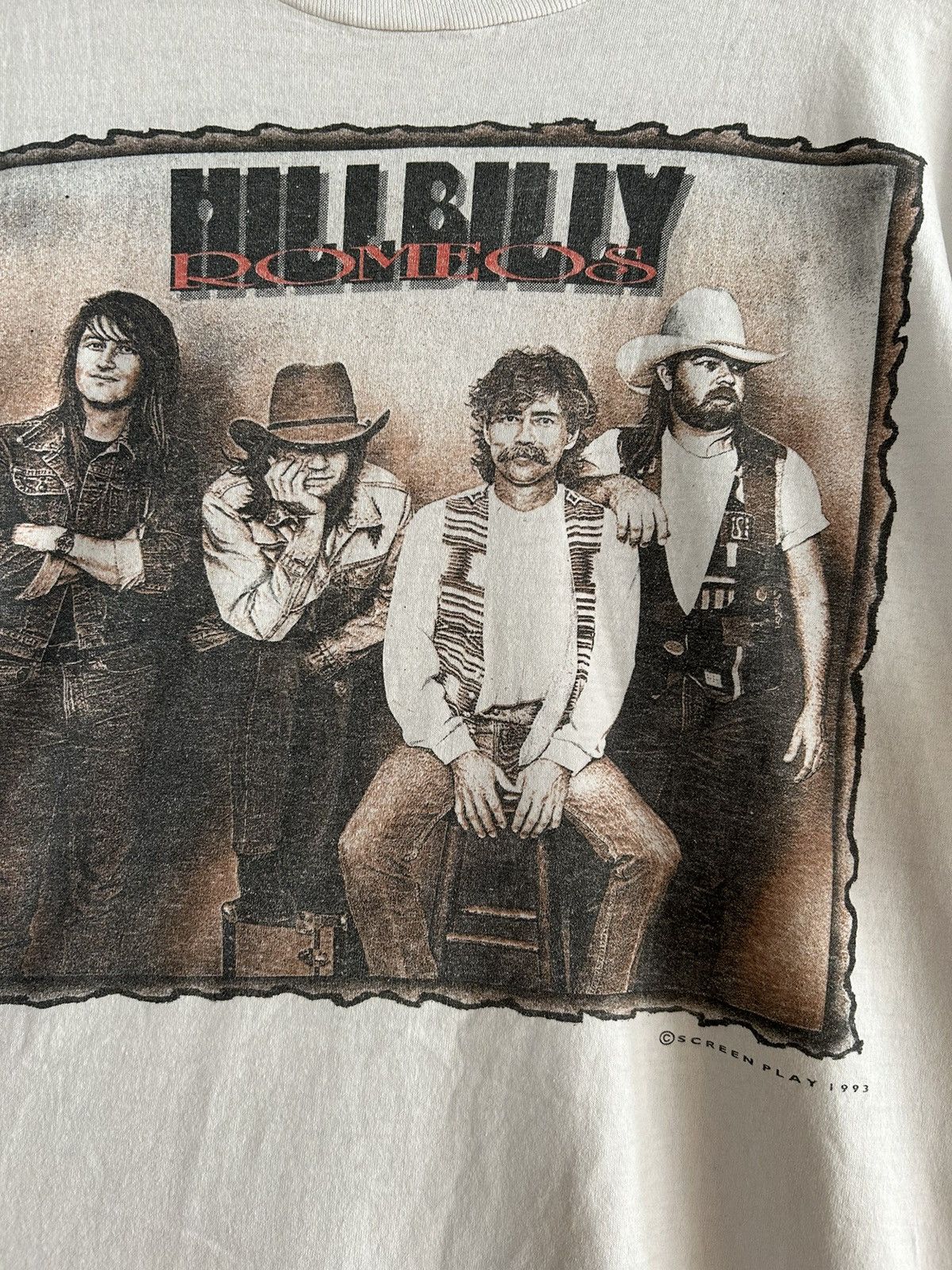 Band Tees × Vintage Vintage Romeo Hillbilly’s tour shirt Size US XL / EU 56 / 4 - 2 Thumbnail