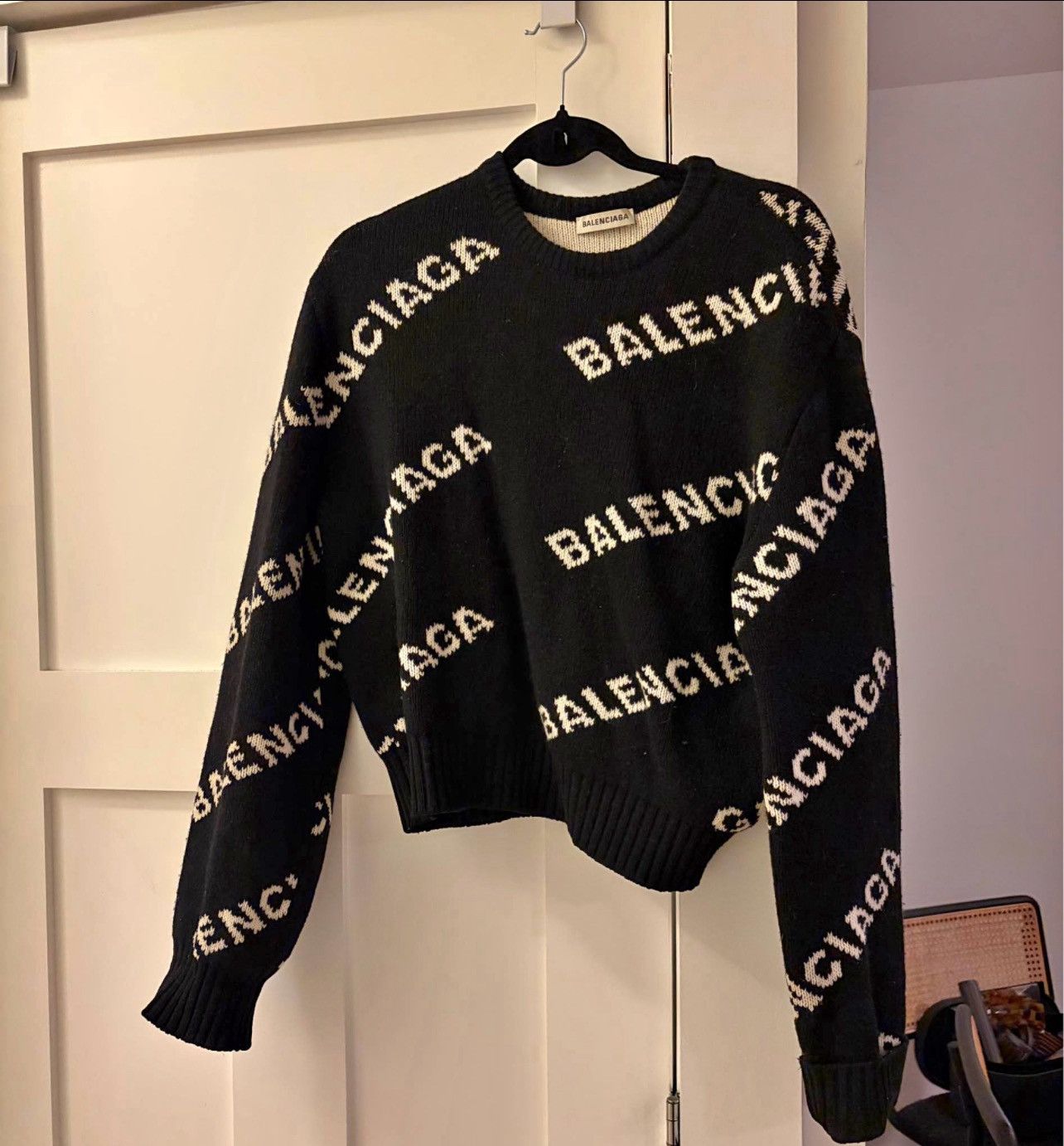 Balenciaga Balenciaga Wool sweater Size S / US 4 / IT 40 - 1 Thumbnail