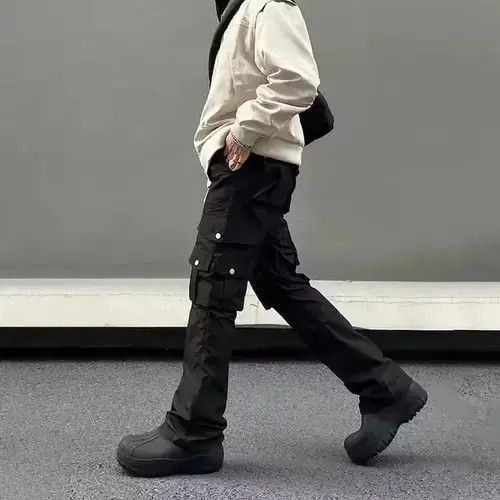 Other Straight Boot Cut Flared Pocket Cargo Jeans Size US 30 / EU 46 - 4 Thumbnail