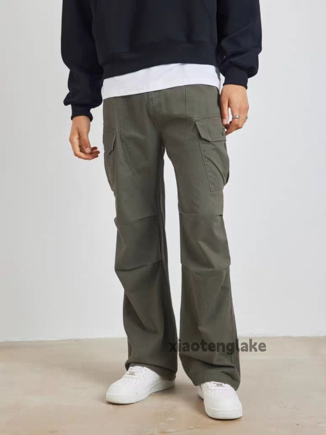 Designer × Japanese Brand × Vintage washed faded utility military patchwork cargo pants Size US 28 / EU 44 - 3 Thumbnail
