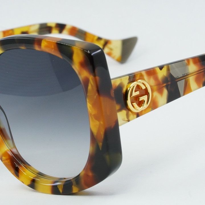 Gucci Gucci GG1257S 004 Women Sunglasses Havana Butterfly Frame Size ONE SIZE - 5 Thumbnail