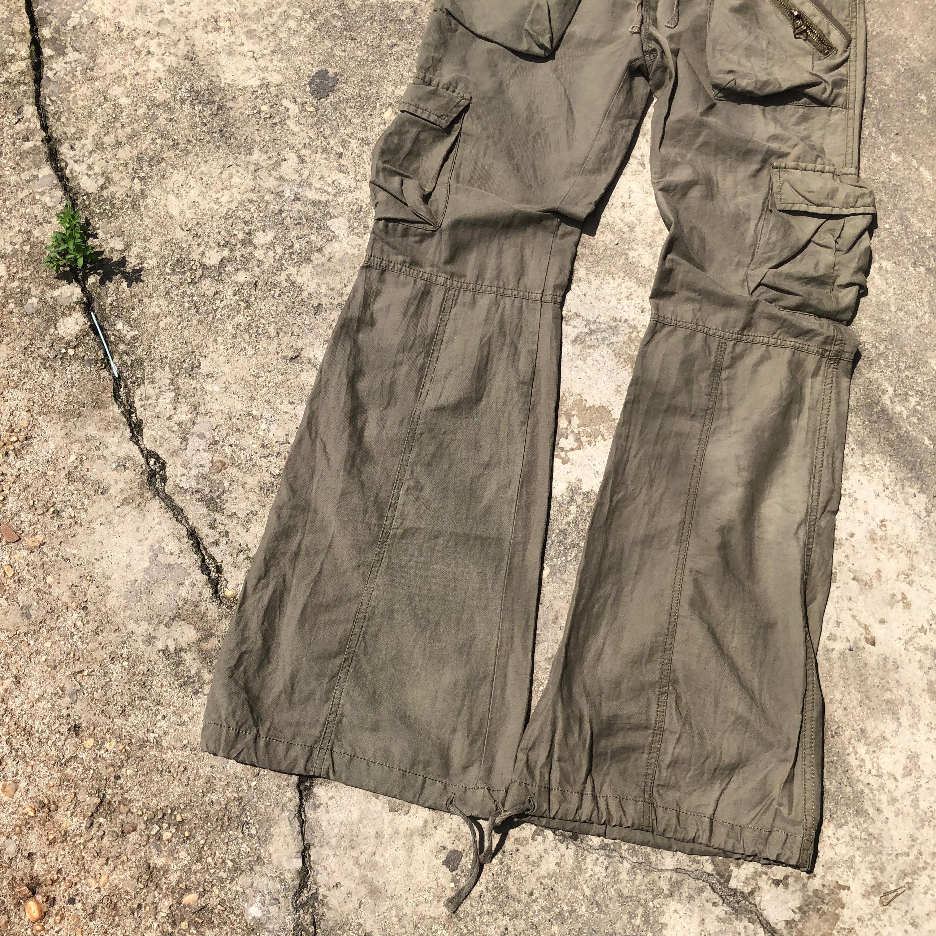 GOA GOA Parachute Cargo Flared Pants Size US 31 - 5 Thumbnail
