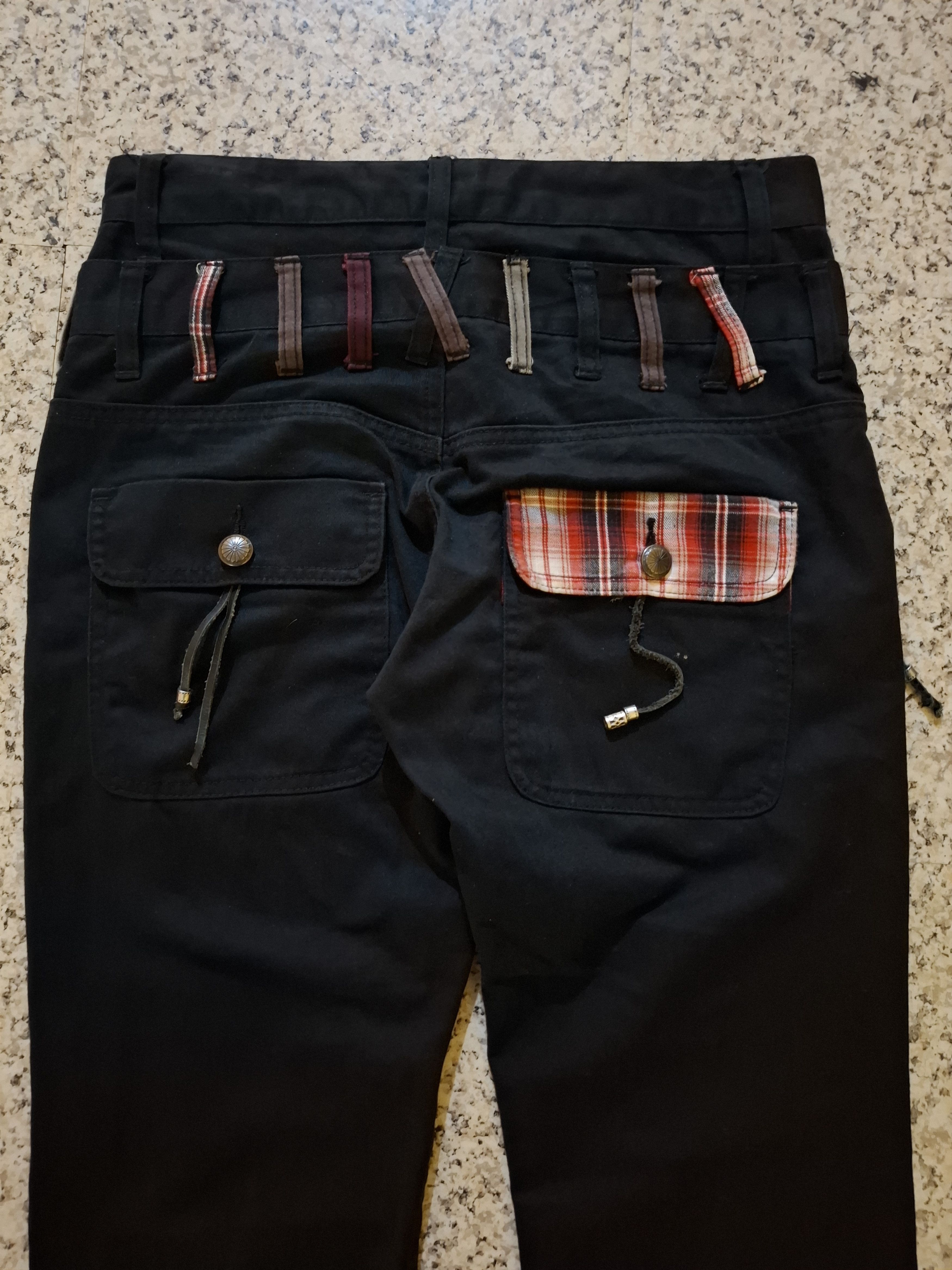 Japanese Brand 💥 RARE Nylaus Double Waist Seditionaries Bondage Punk Style Size US 30 / EU 46 - 9 Thumbnail
