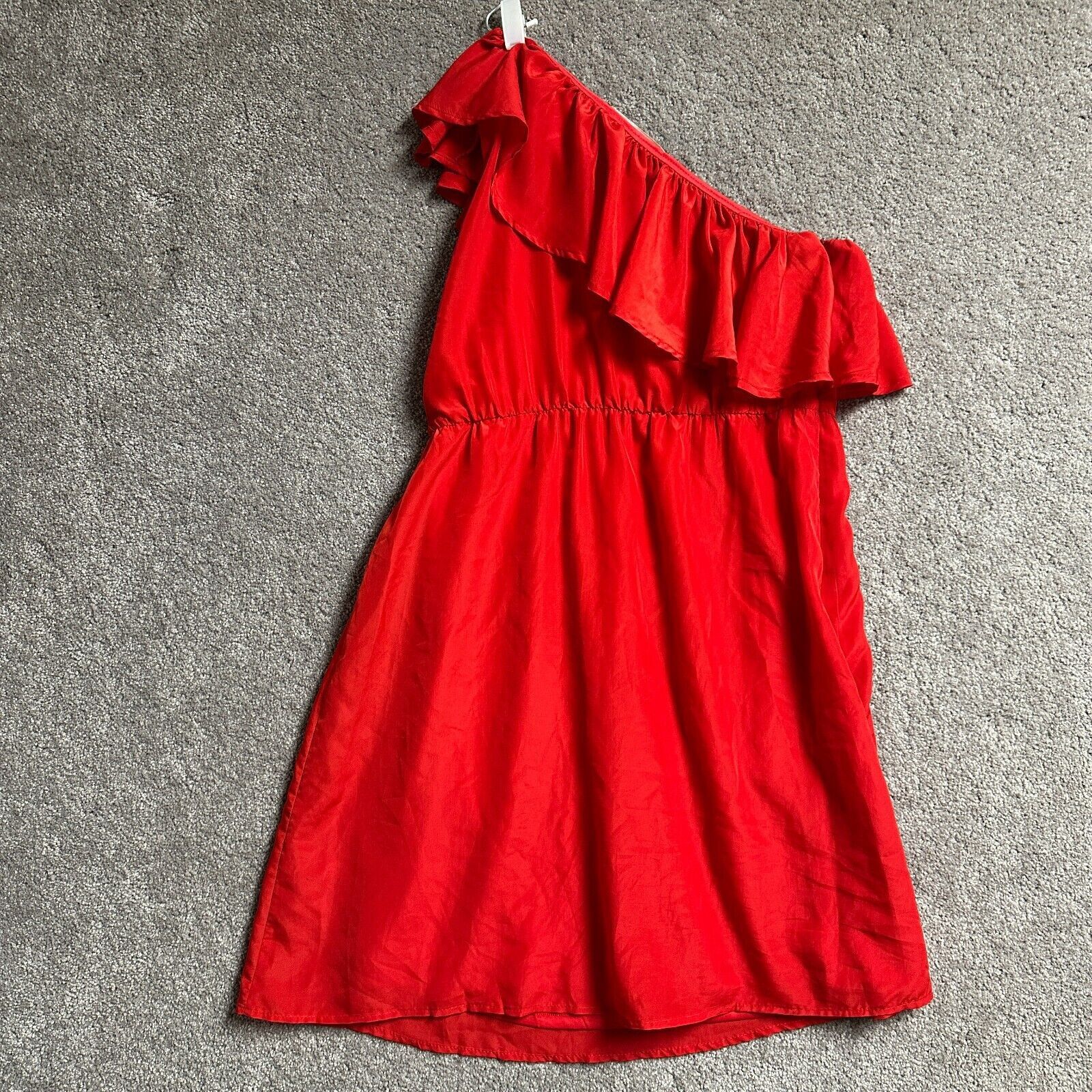 Other Francescas Dress Medium One Shoulder Ruffle Flowy Romantic Size M / US 6-8 / IT 42-44 - 2 Thumbnail