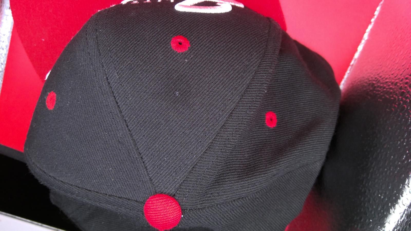 Designer Japangeles Little Tokyo Black and Red Baseball Cap Size ONE SIZE - 3 Thumbnail