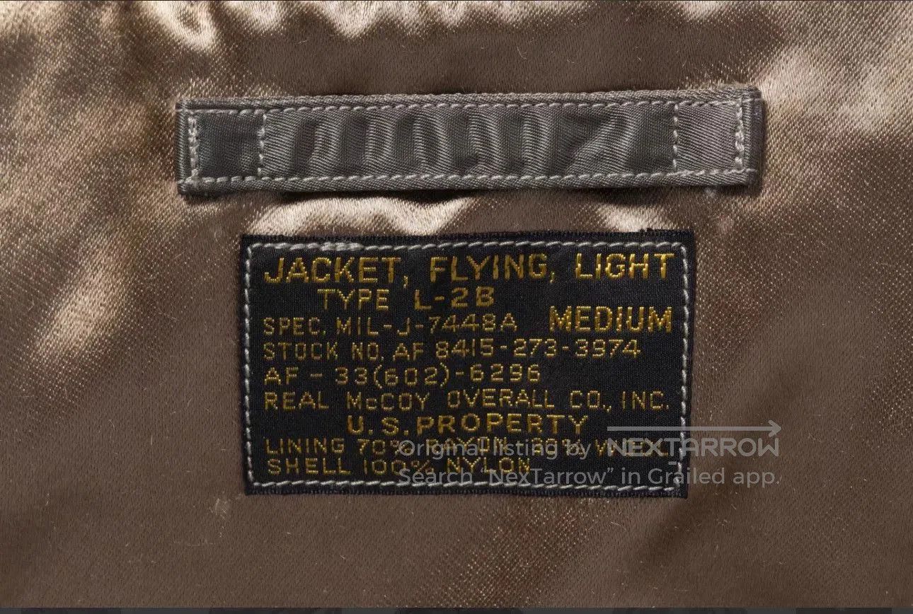 The Real McCoy's real mccoy's type l. Size US XS / EU 42 / 0 - 3 Thumbnail