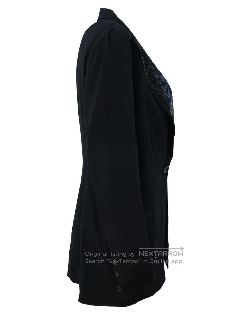 Yohji Yamamoto Yohji Yamamoto Show heavy duty sequined blazer jacket Size US L / EU 52-54 / 3 - 3 Thumbnail