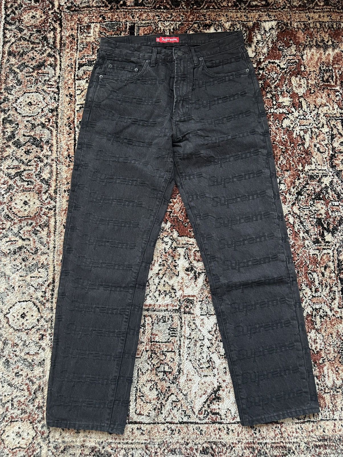 Supreme Supreme Frayed Logos Regular Jean | Grailed