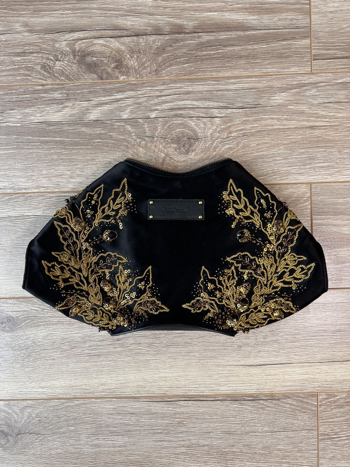 Alexander McQueen Alexander McQueen Archive Embellished Silk De Manta Clutch Size ONE SIZE - 1 Thumbnail
