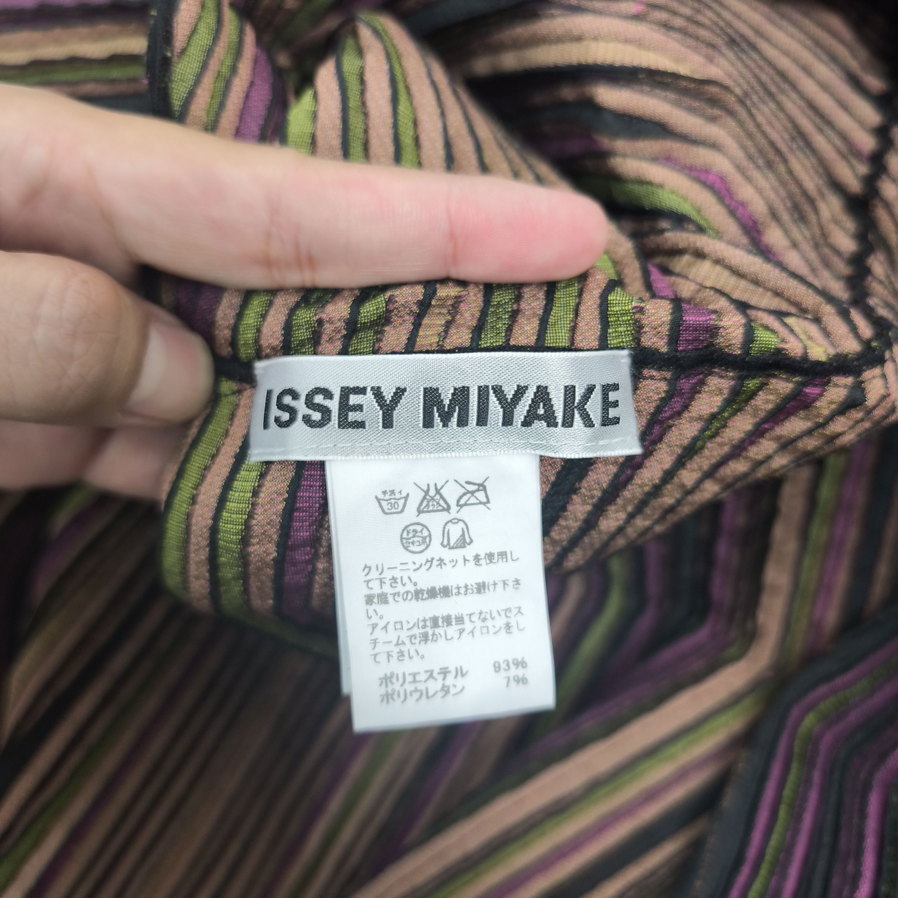 Pleats Please Issey Miyake Issey Miyake Runway Dress – A/W 2015 Zigzag Pleats Size ONE SIZE - 7 Thumbnail