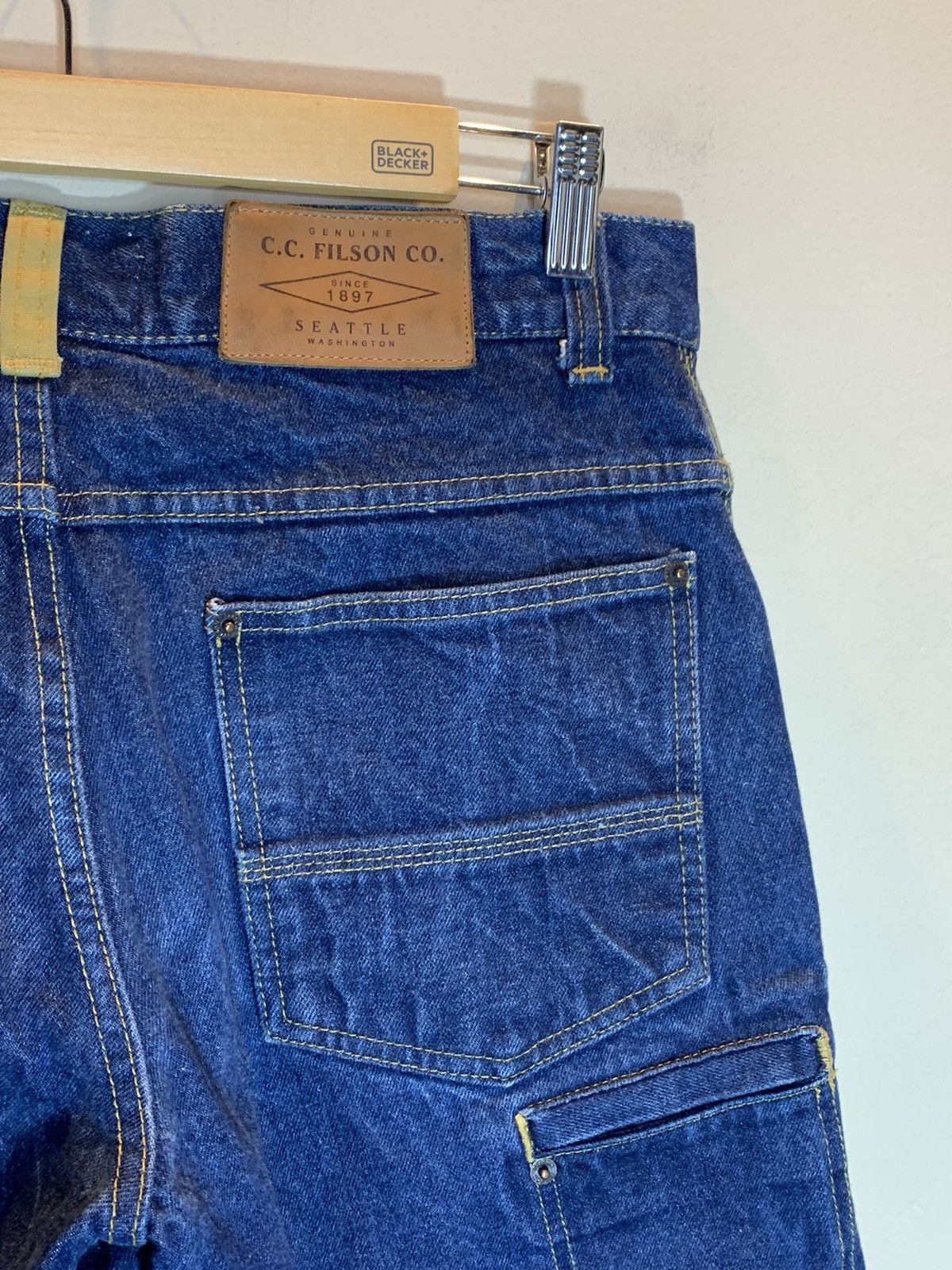 Filson RARE* Vintage Filson Double Knee Carpenter Denim Jeans Pants Size US 33 - 6 Thumbnail