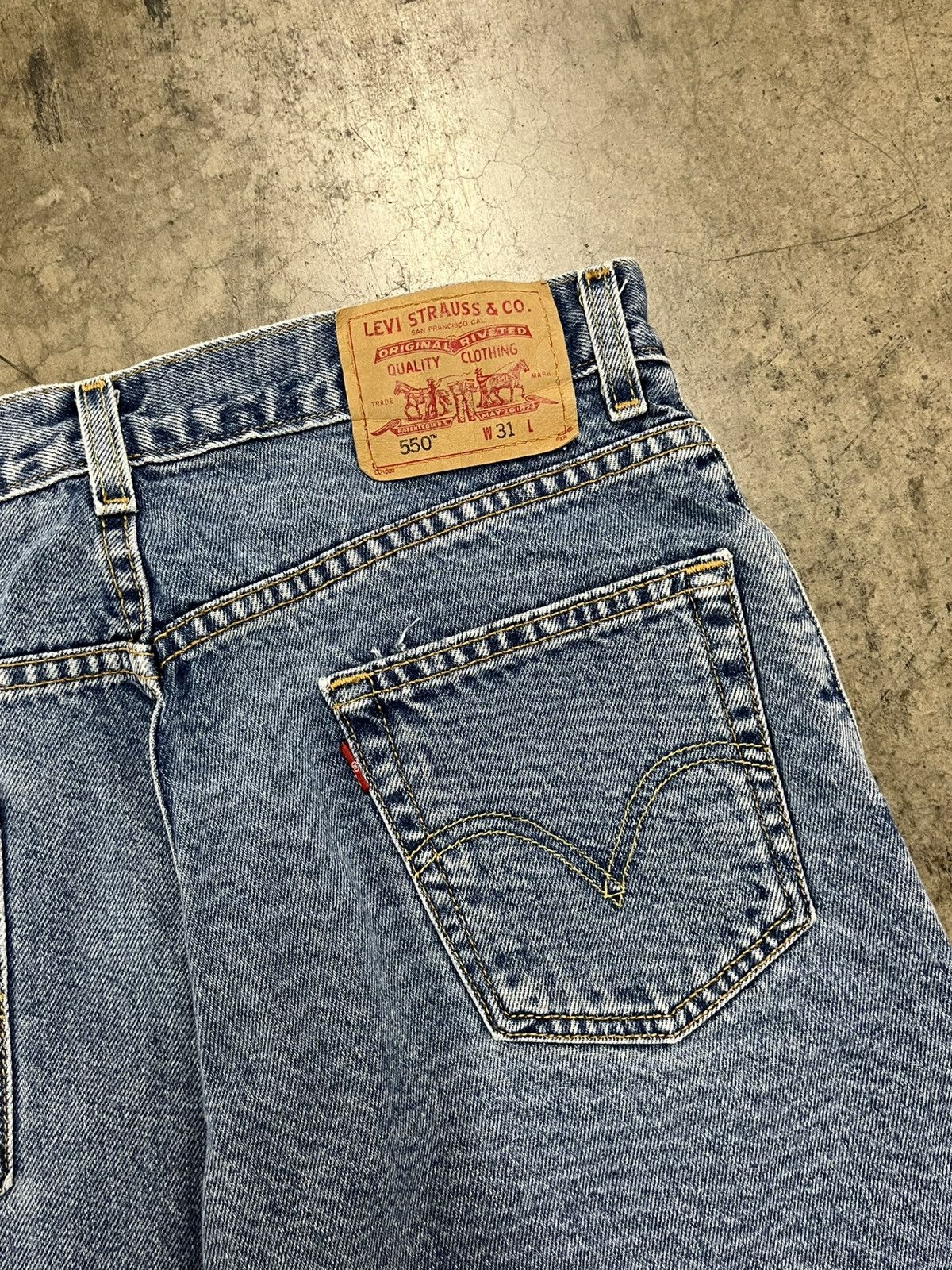 Levi's Levis vintage 550 jorts streetwear hype baggy summer Size US 30 / EU 46 - 4 Thumbnail