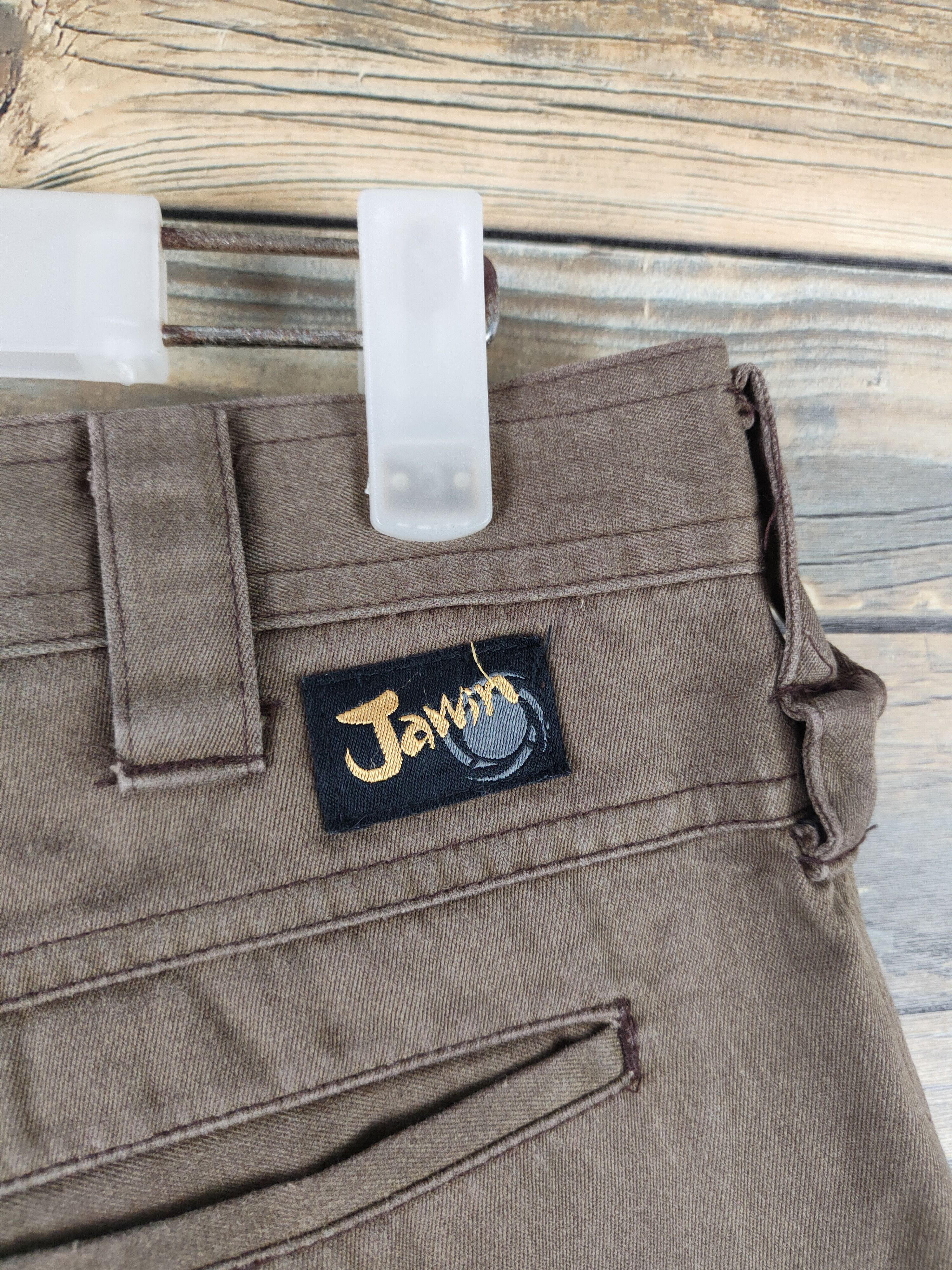 Japanese Brand DL Jichodo-Jawin Brown Multipocket Cargo Pants #1126 Size US 31 - 11 Thumbnail