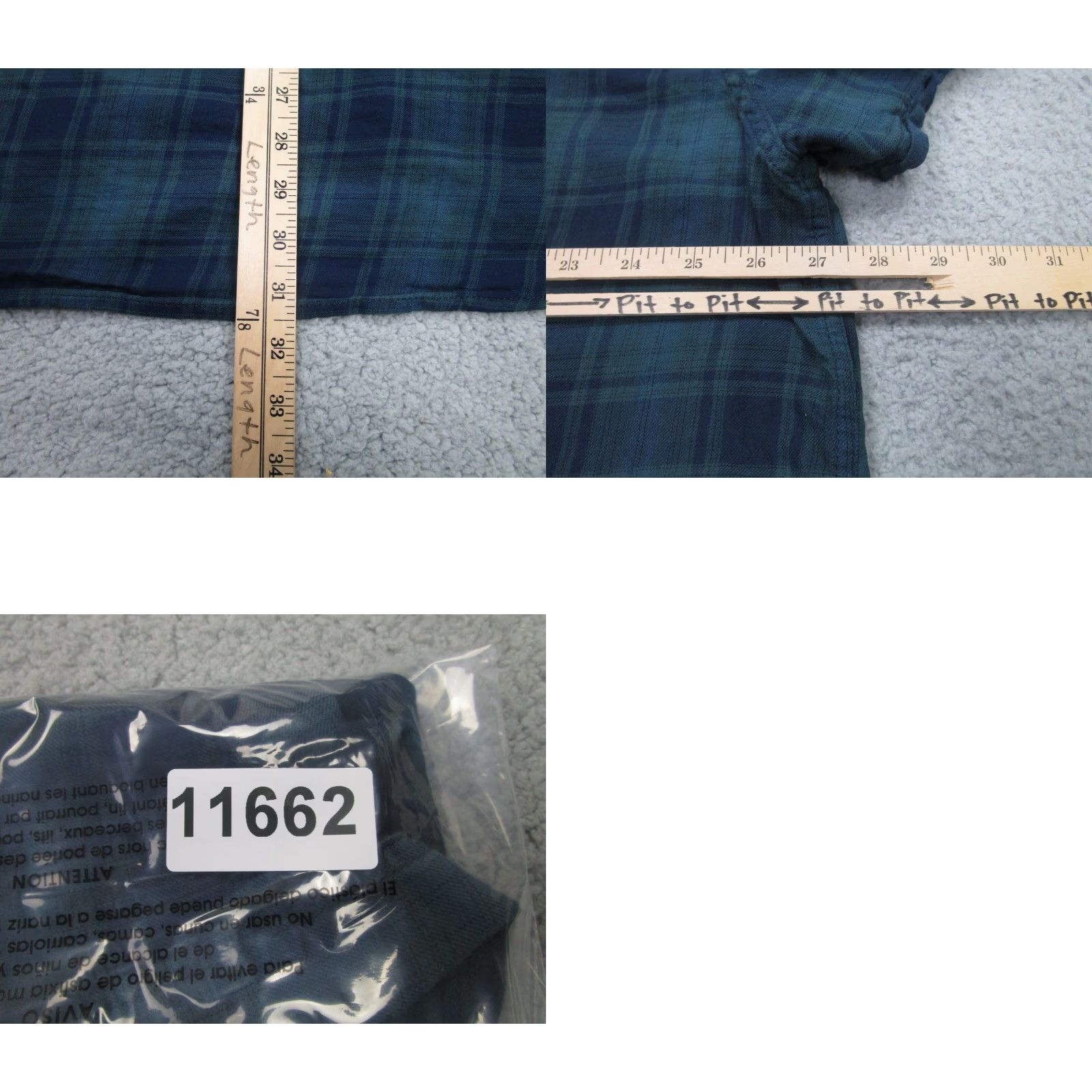 Grayers Grayers Shirt Mens 2XL Blue Plaid Short Sleeve Button-Up Casual Outdoors Size US XXL / EU 58 / 5 - 8 Thumbnail