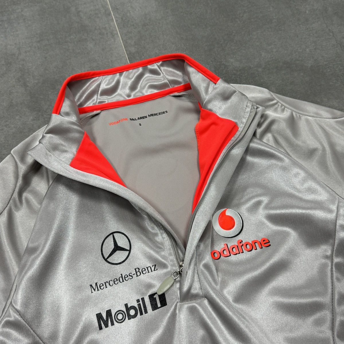 Formula 1 Formula 1 Vodafone McLaren Mercedes Hamilton Racing Jersey Size US S / EU 44-46 / 1 - 14 Thumbnail