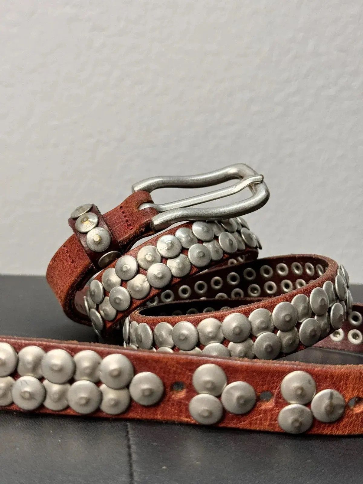 Hysteric Glamour × If Six Was Nine × Vintage VINTAGE PYTHON GOTHIC LEATHER BELT RICK OWENS STYLE Size ONE SIZE - 3 Thumbnail