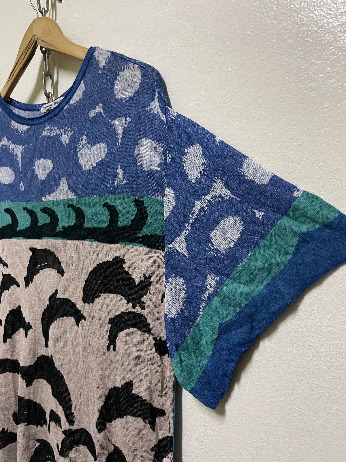 Issey Miyake × Tsumori Chisato Tsumori Chisato Dolphin Print Knit Size M / US 6-8 / IT 42-44 - 4 Thumbnail