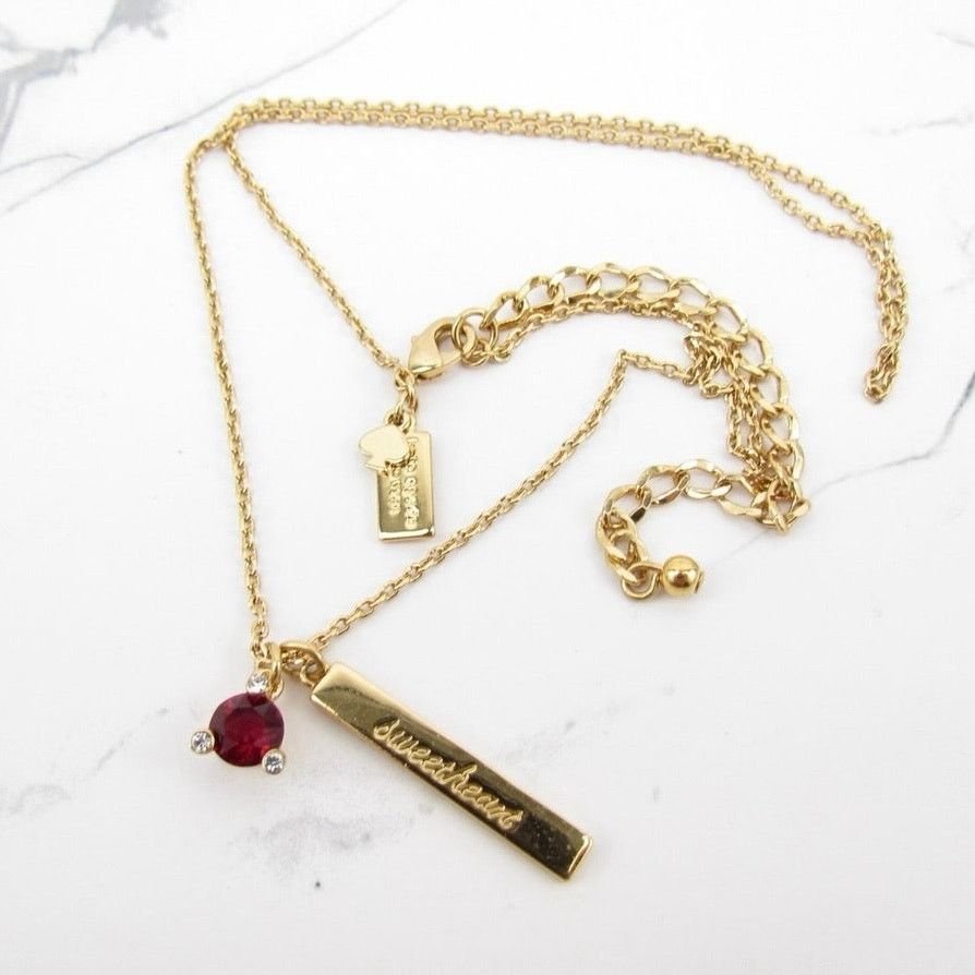 Kate Spade Kate Spade Sweetheart Gold Plated Pendant Necklace Size ONE SIZE - 7 Thumbnail